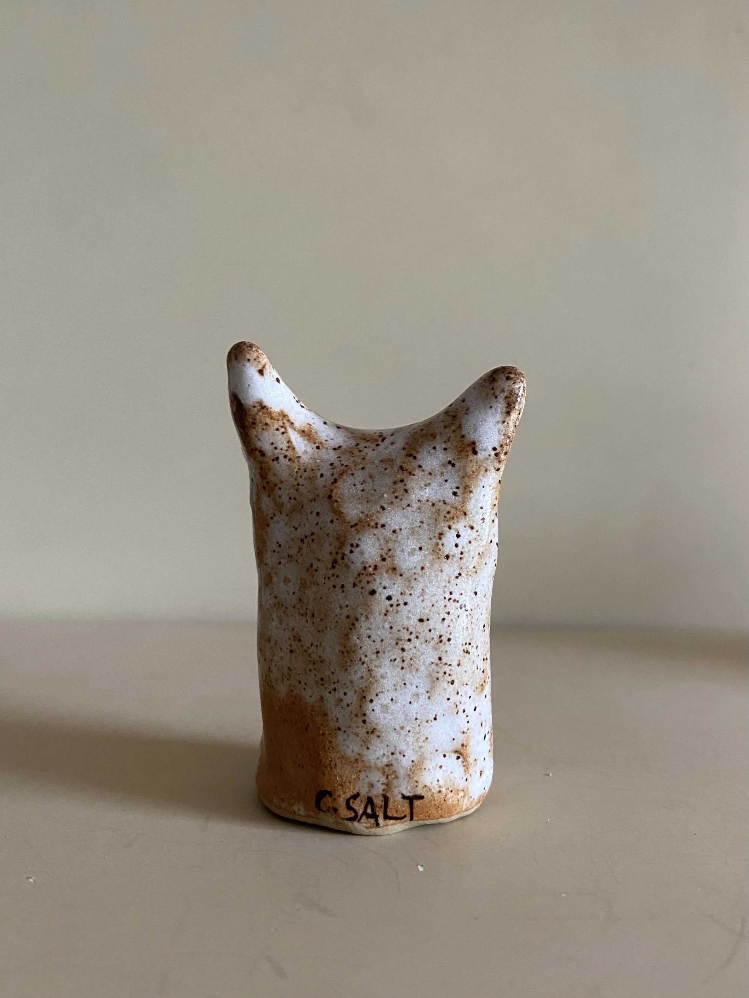 Handmade fox  ornaments by Charlotte Salt
