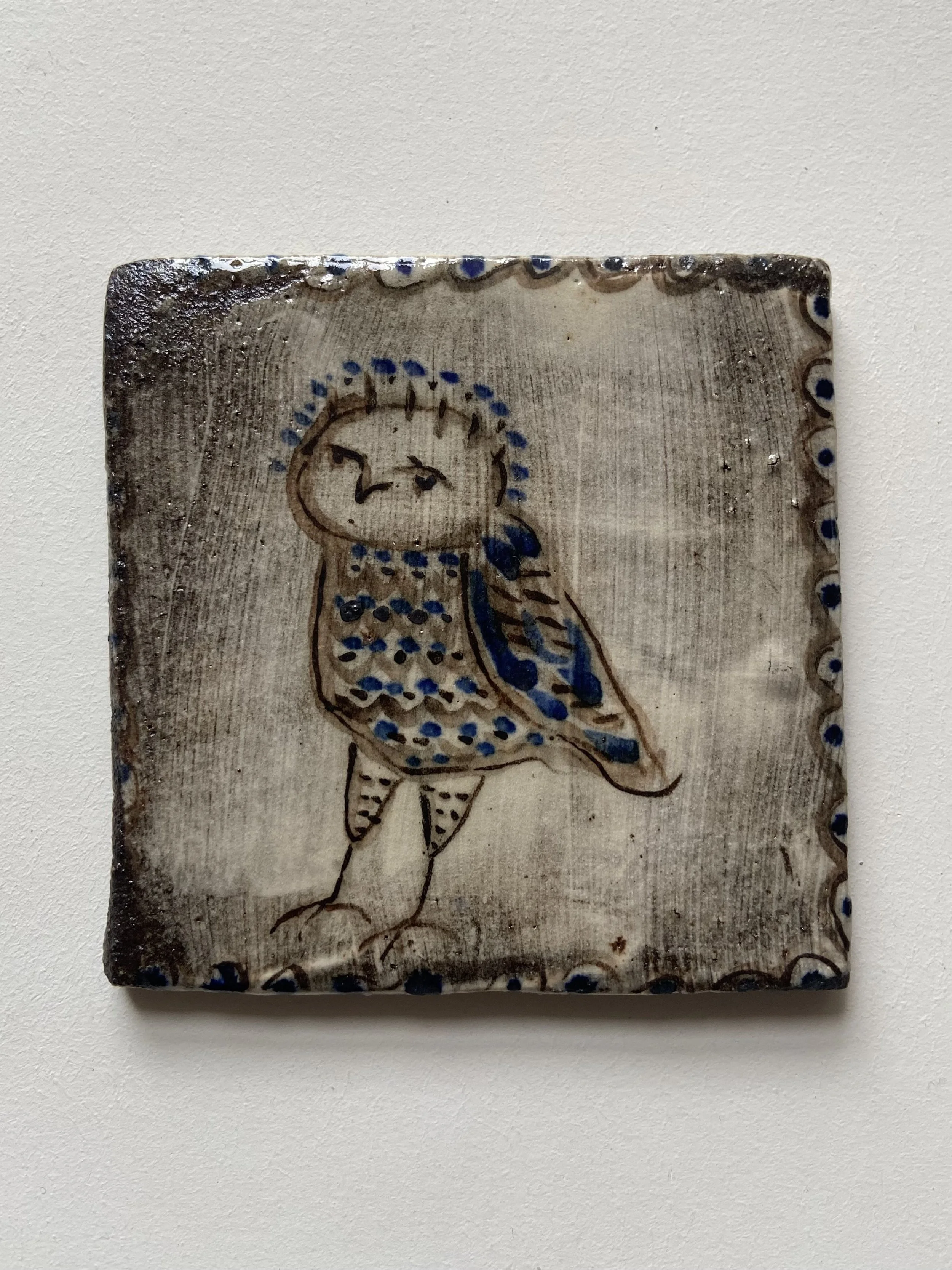 Handmade ceramic tiles by Charlotte Salt