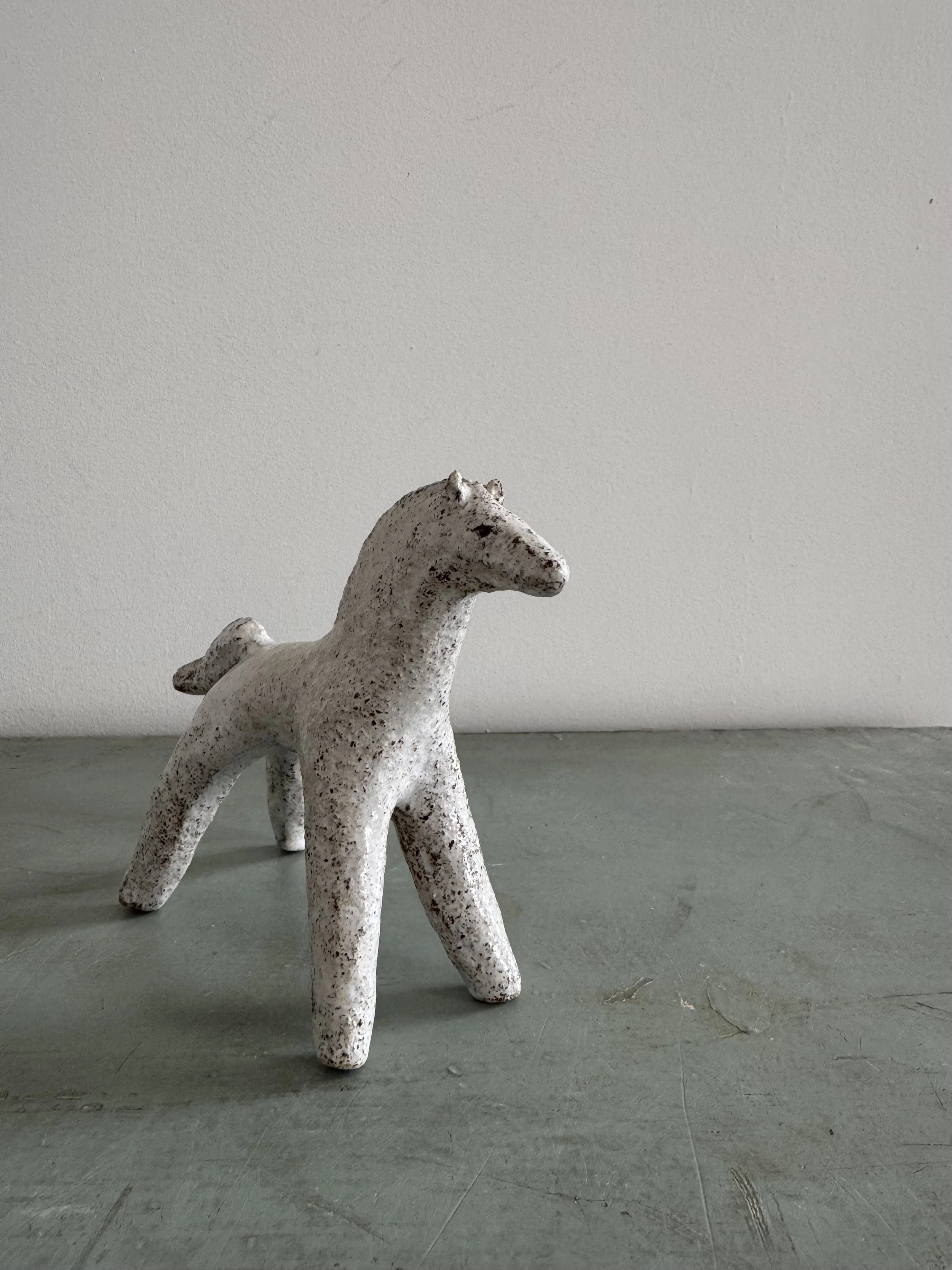Ceramic horse by Charlotte Salt
