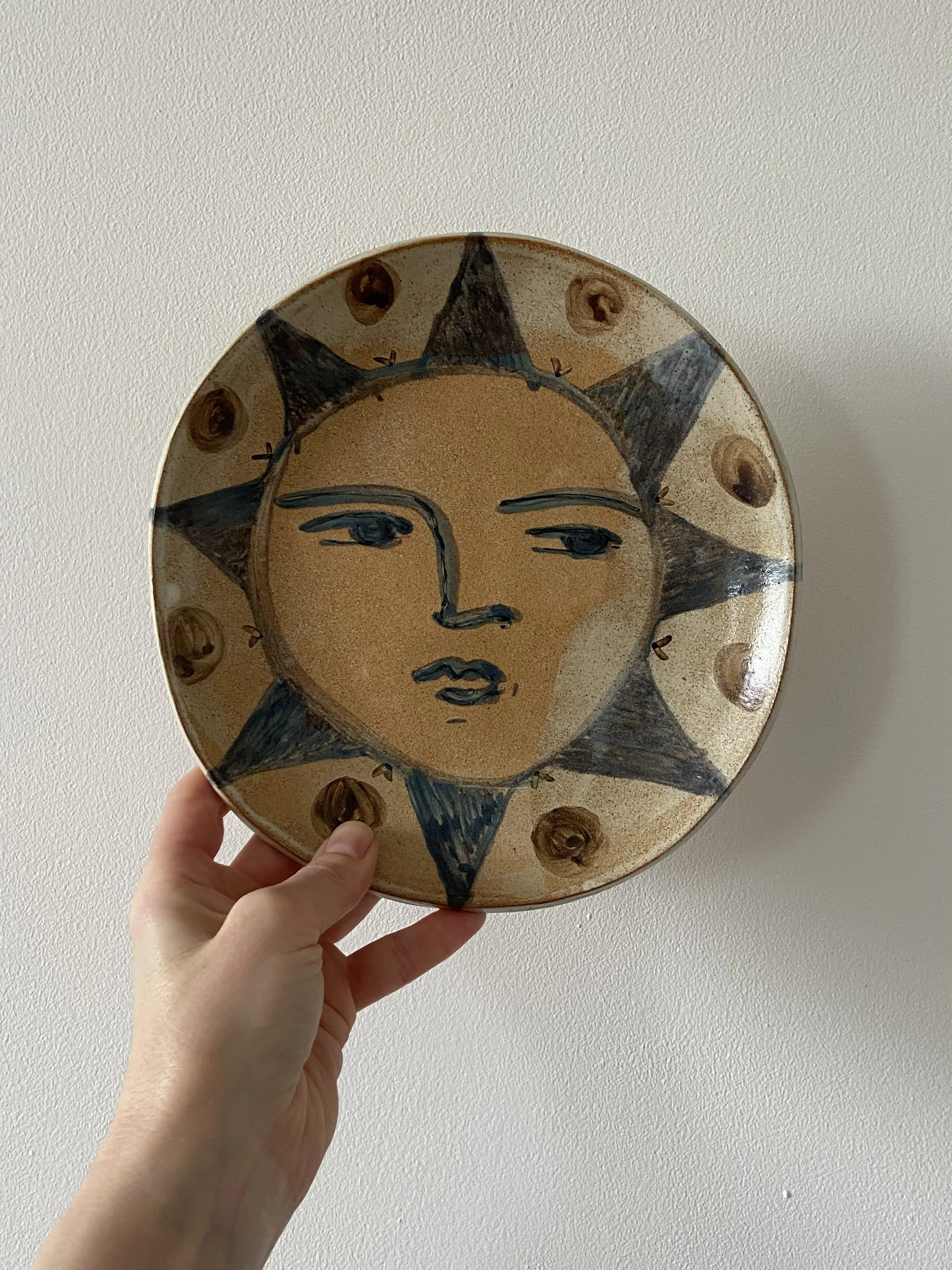 Handmade ceramic plate by Charlotte Salt