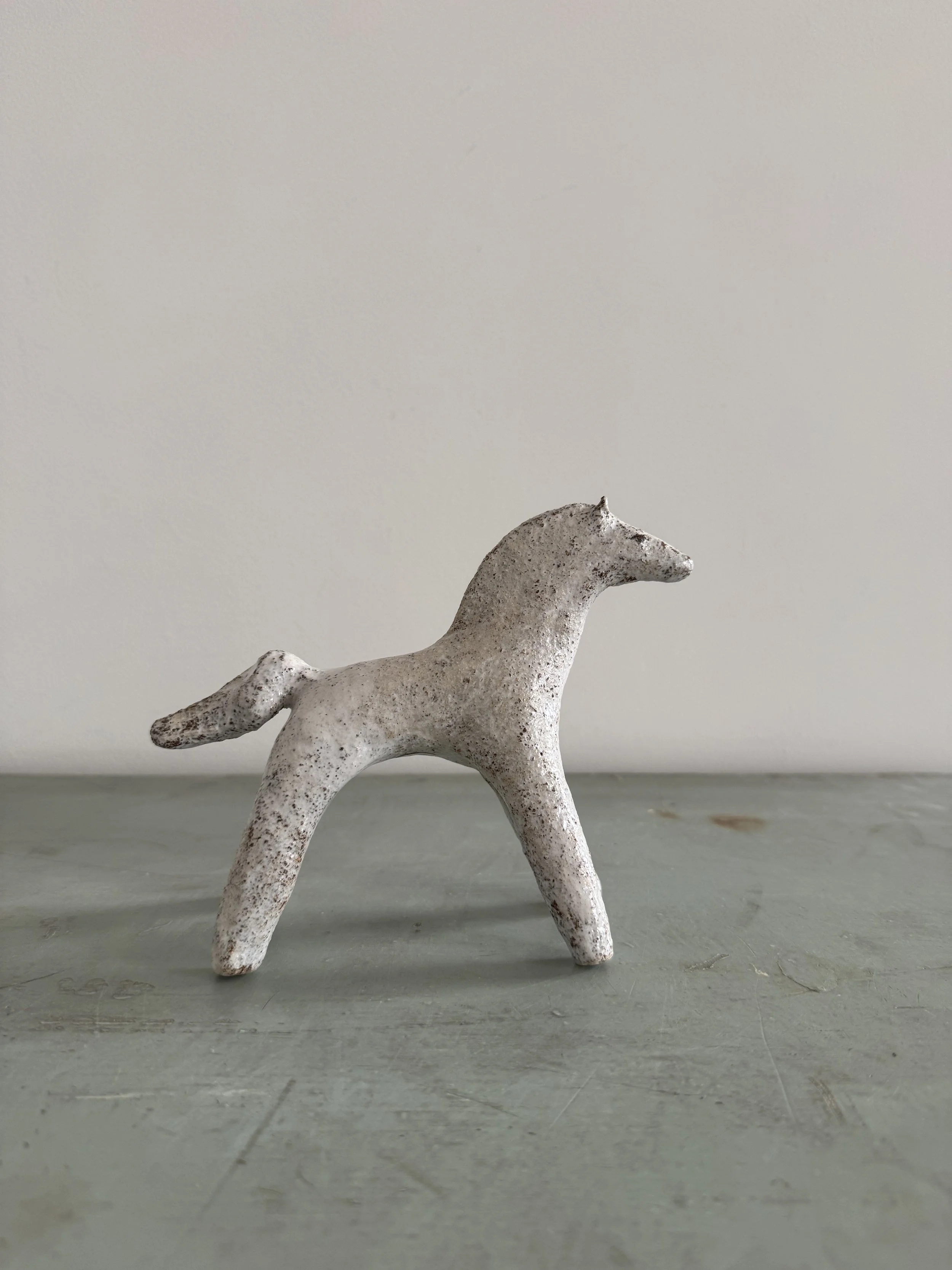 Ceramic horse by Charlotte Salt