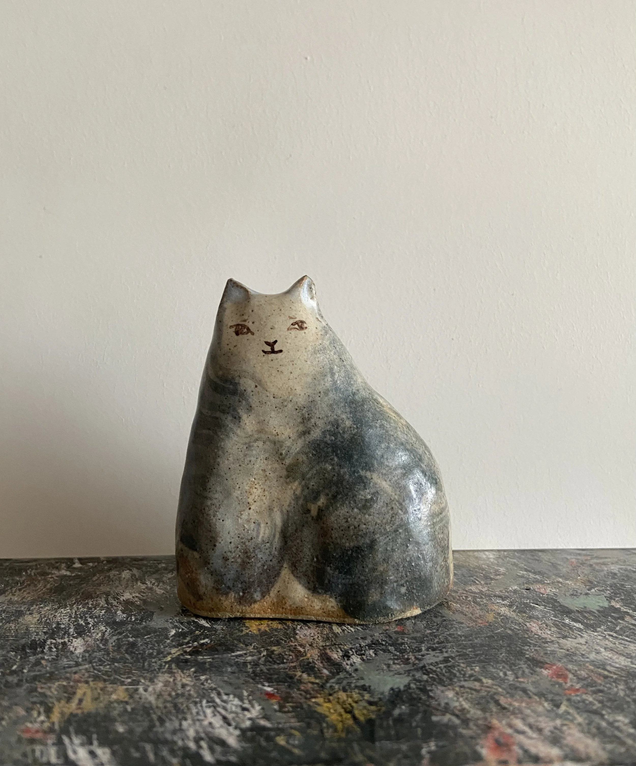 ceramic cats by Charlotte Salt