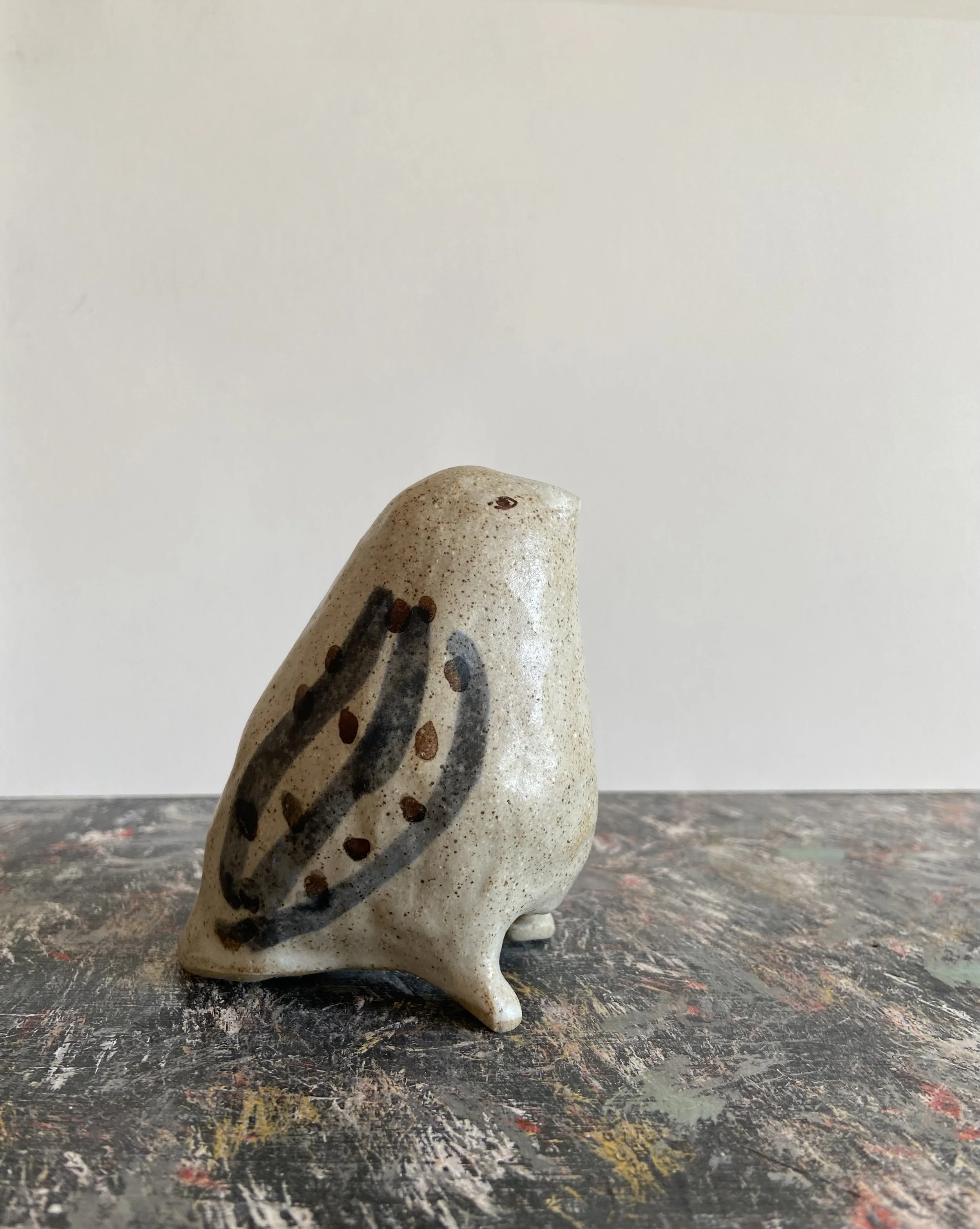 Handmade ceramic birds by Charlotte Salt