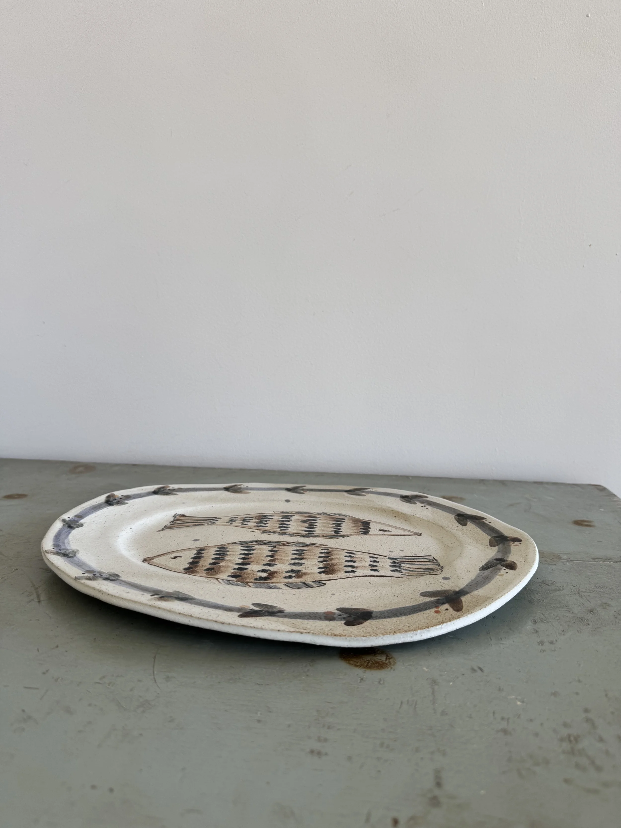 Handmade ceramic plates by Charlotte Salt