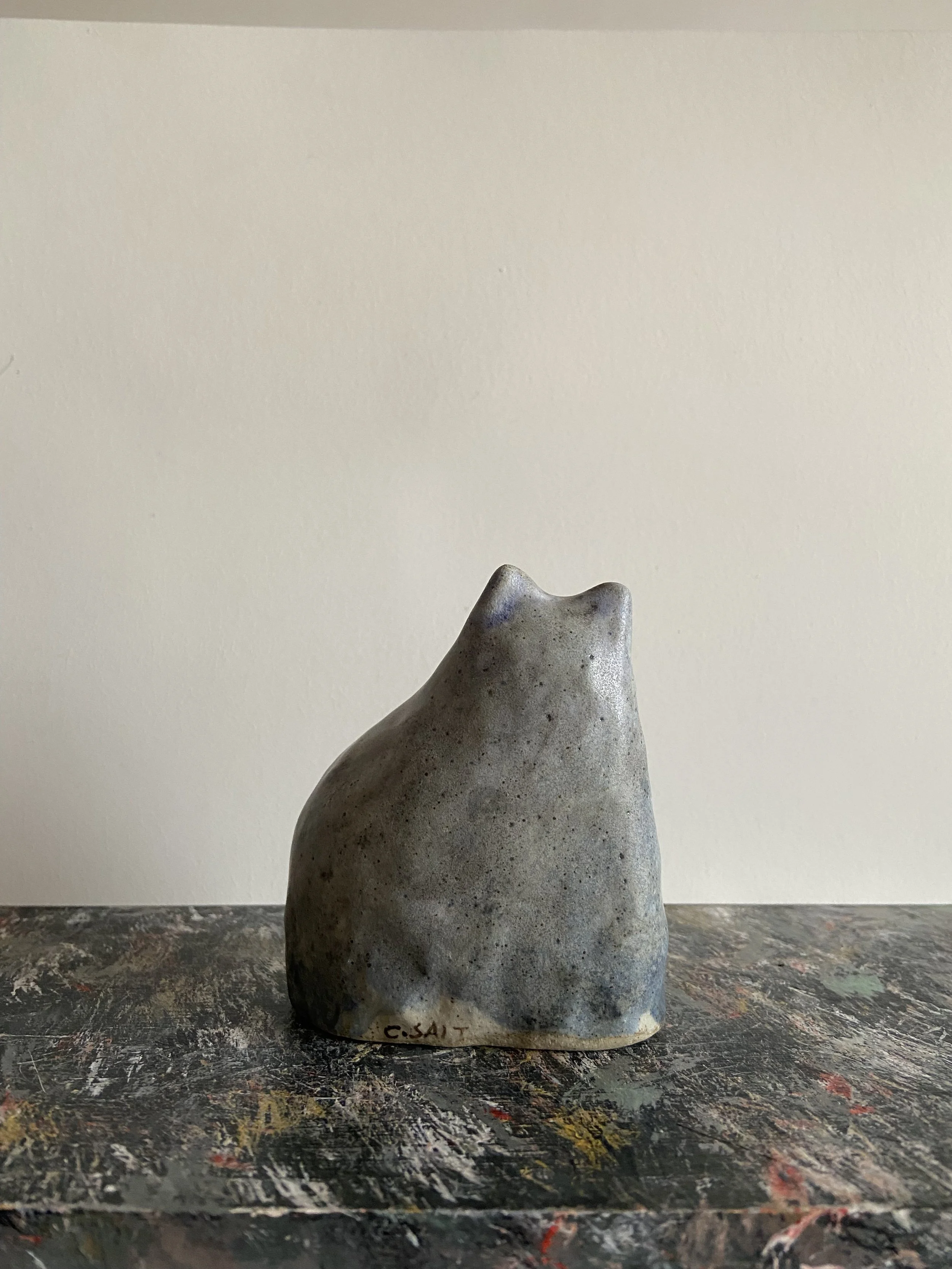 ceramic cats by Charlotte Salt