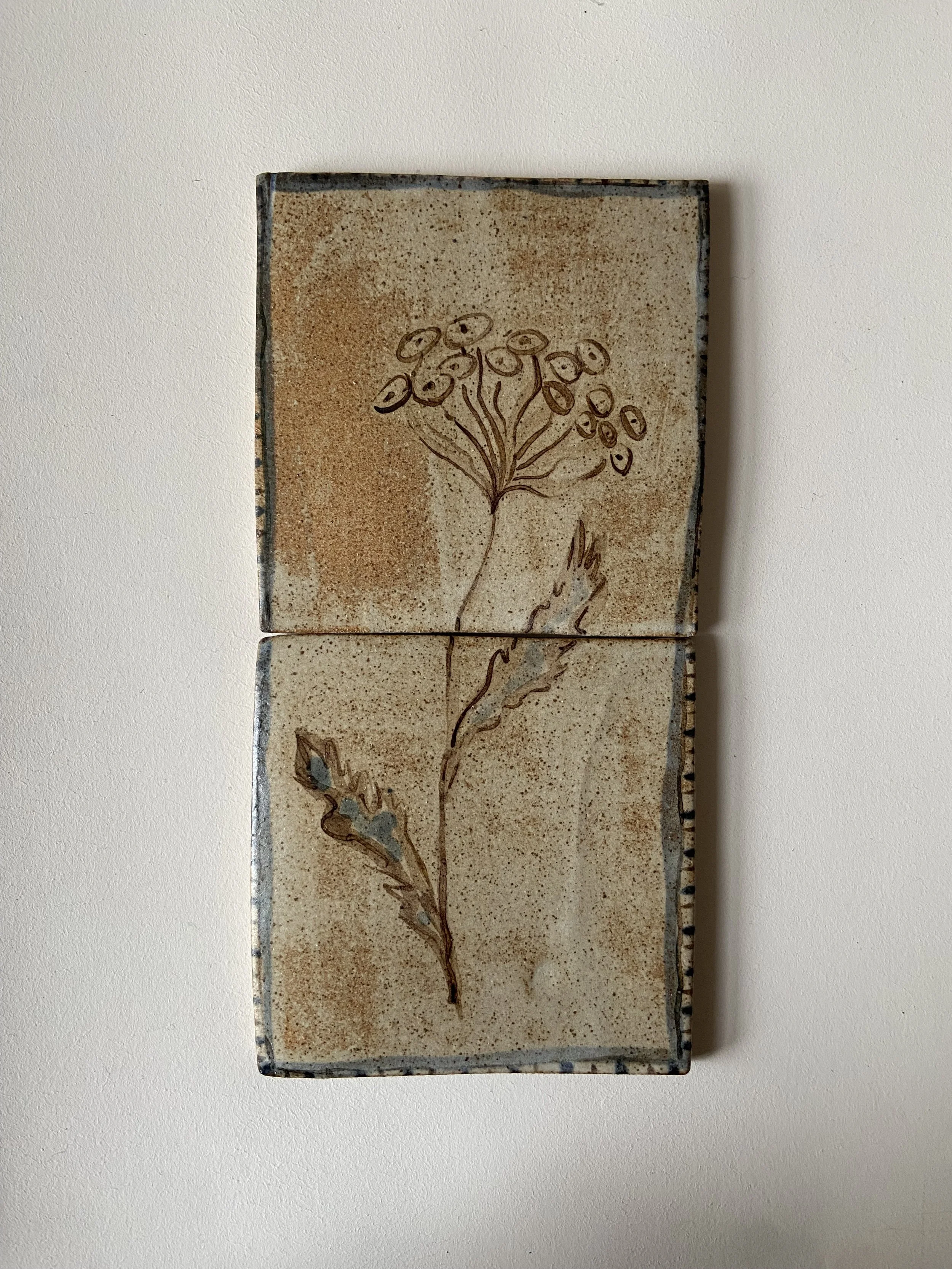 Tansy Flower Tile Set *Seconds