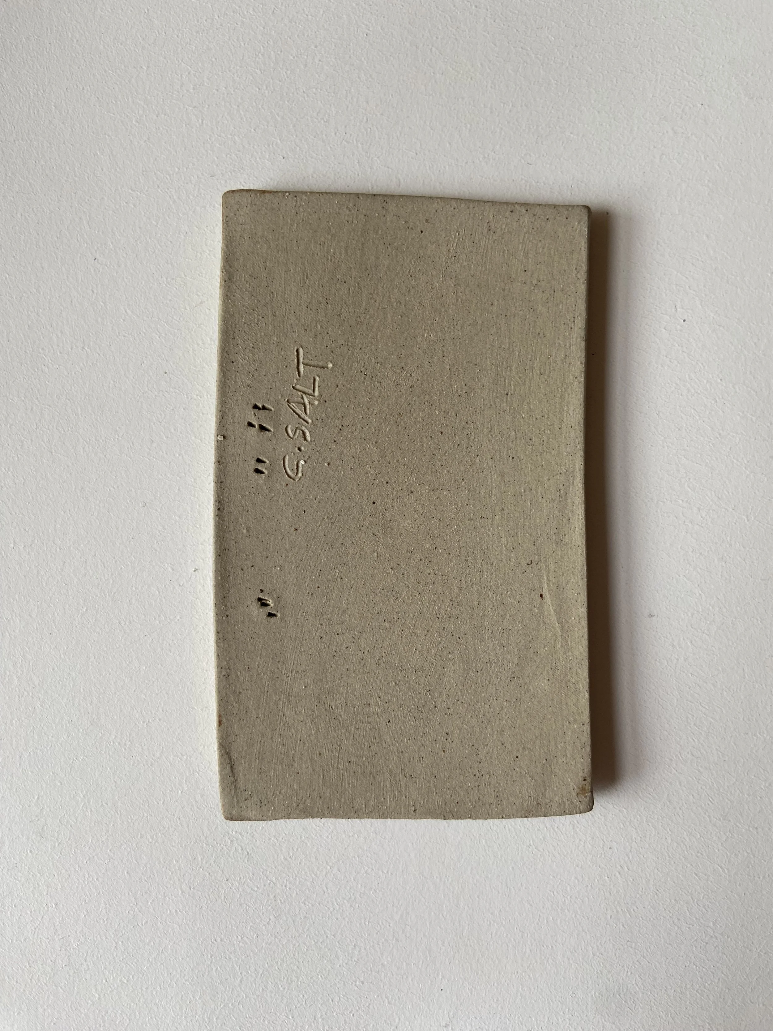 Handmade ceramic tiles by Charlotte Salt