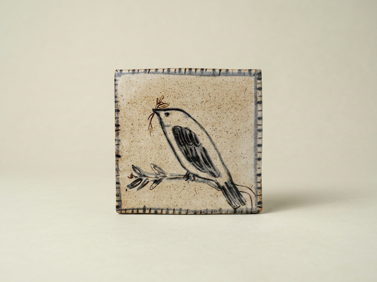 Wonky Bird Tile