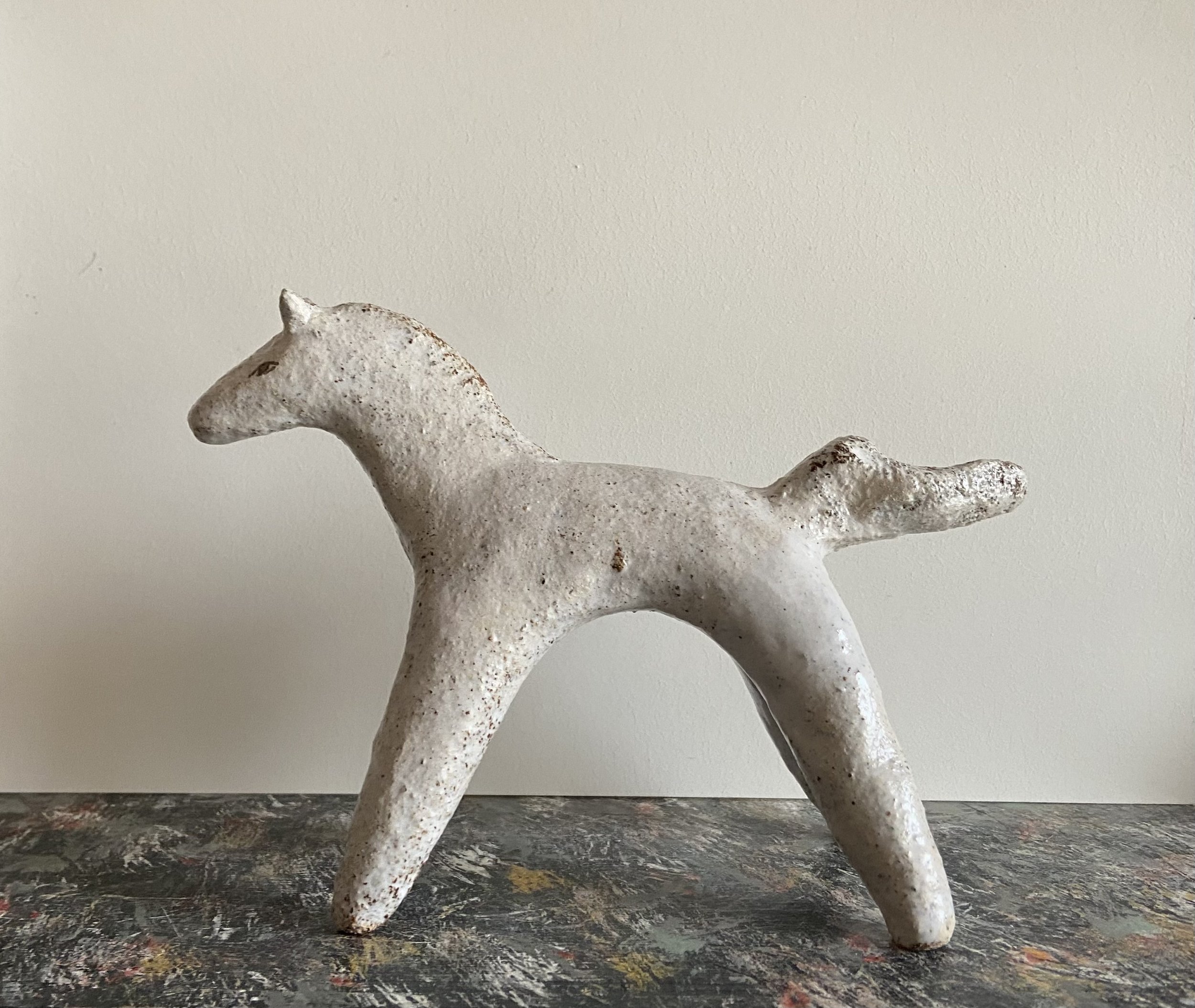 Ceramic horse by Charlotte Salt