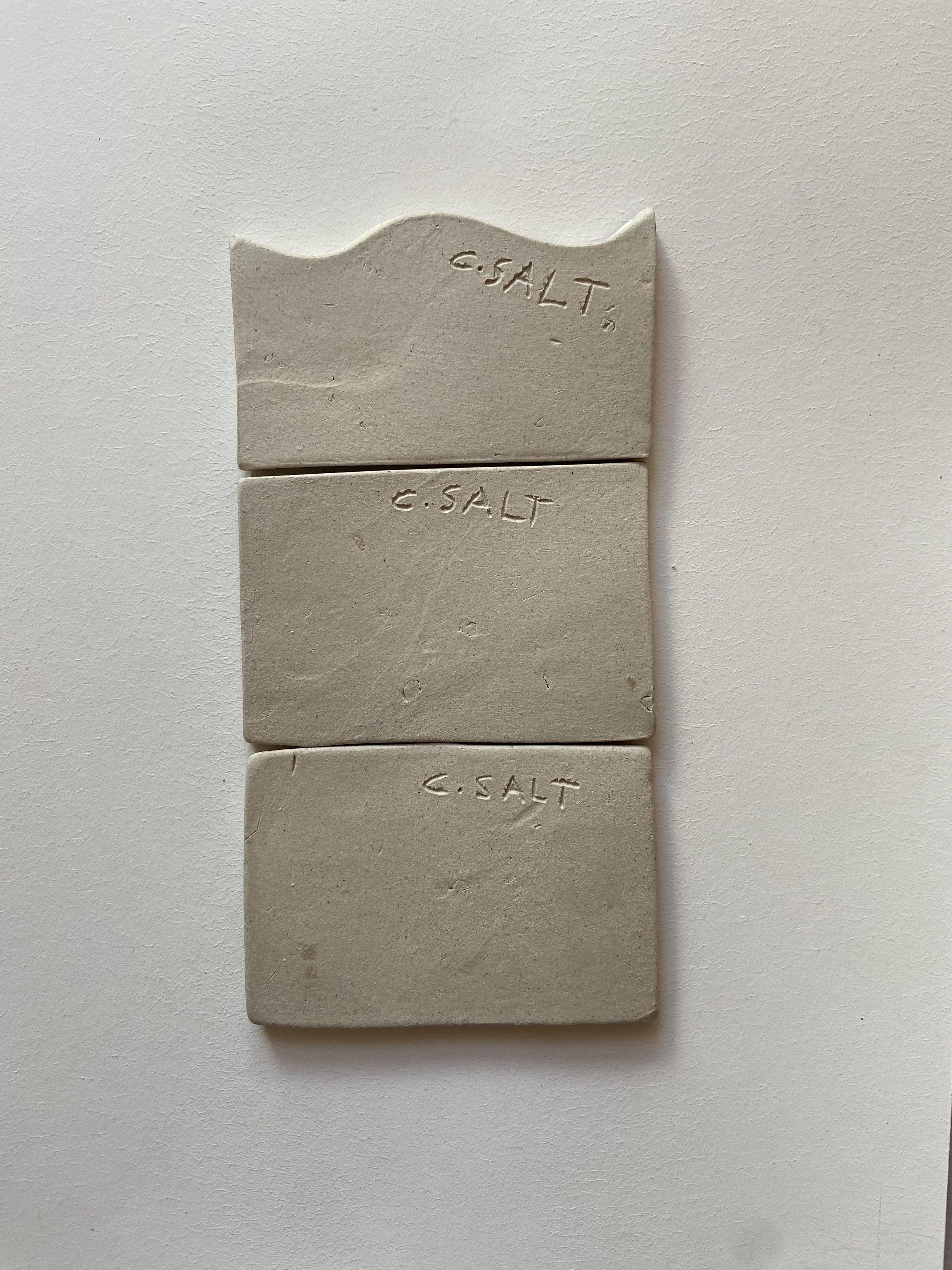 Ceramic tiles by Charlotte Salt