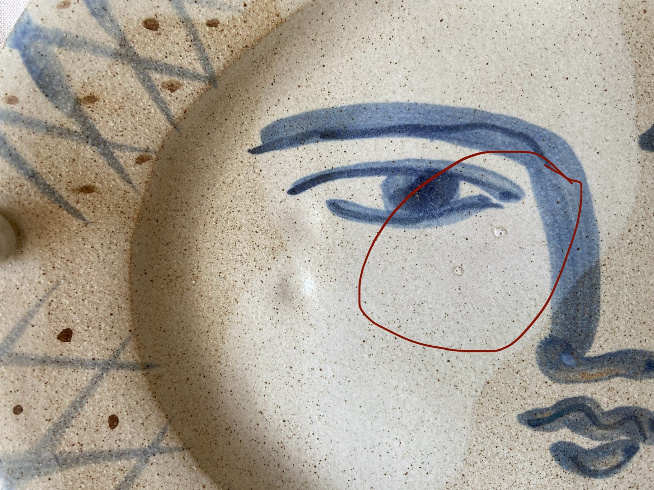 handmade ceramic plate by Charlotte Salt