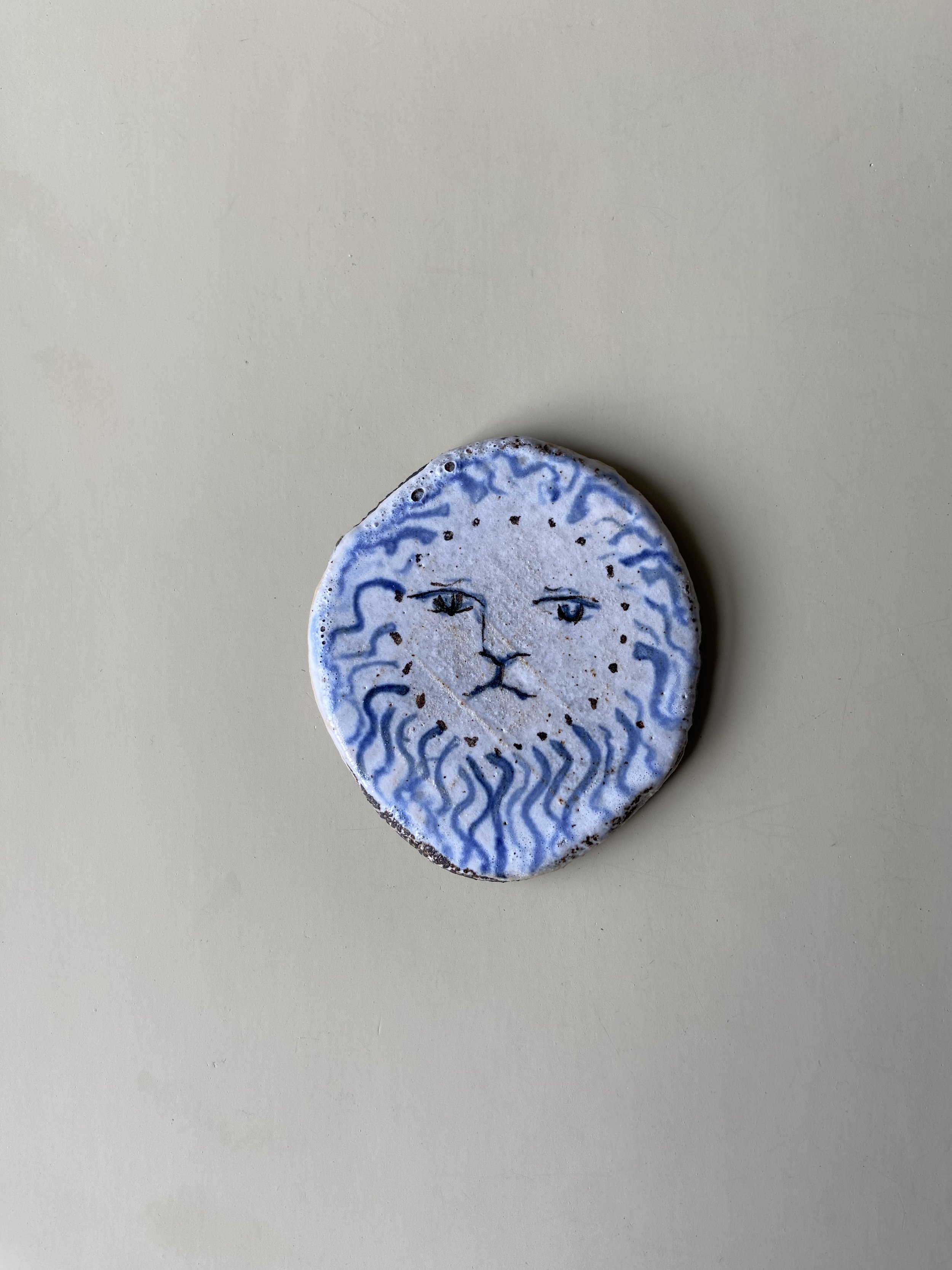 Handmade tile by Charlotte Salt