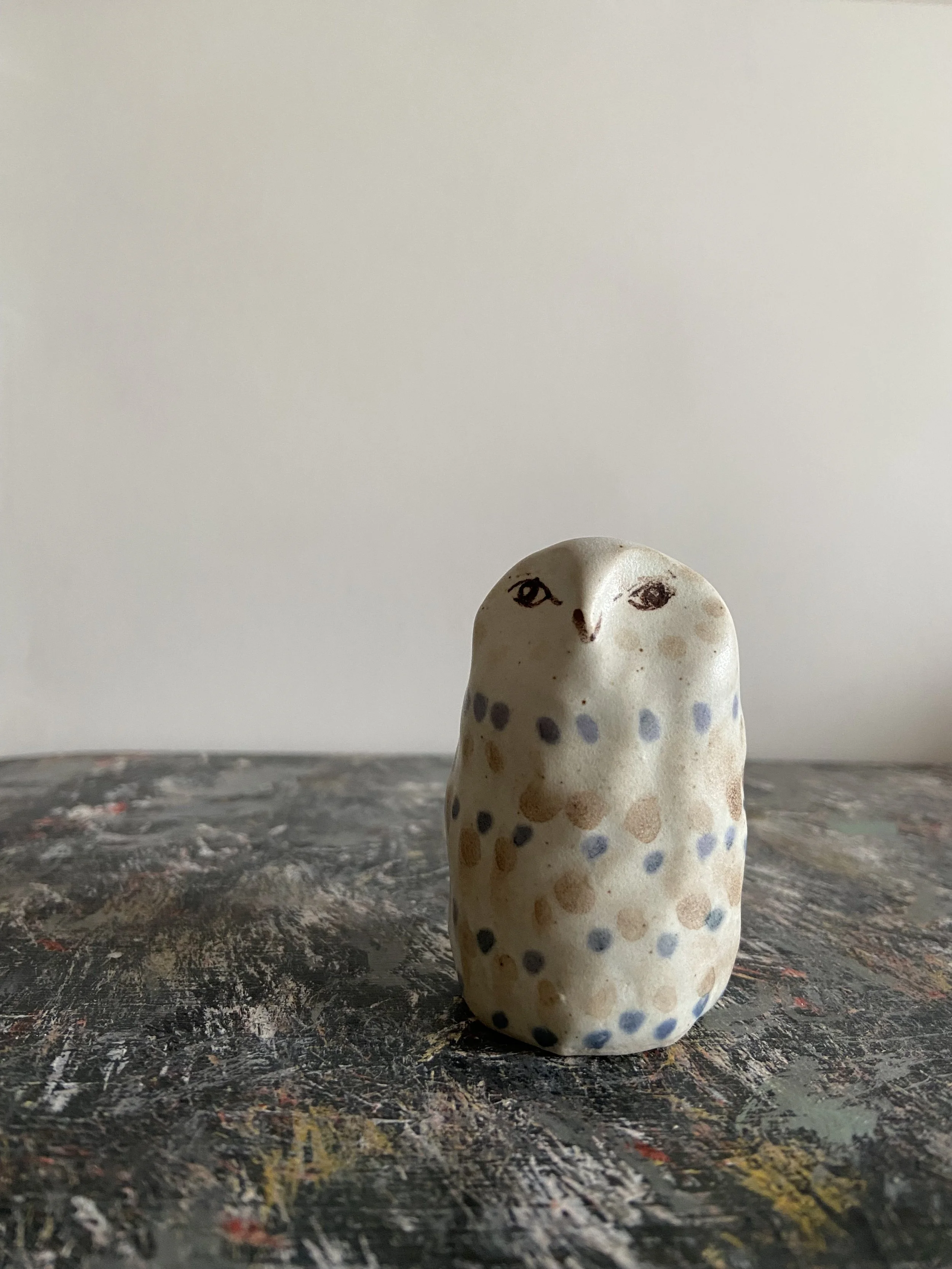 Ceramic owls by Charlotte Salt