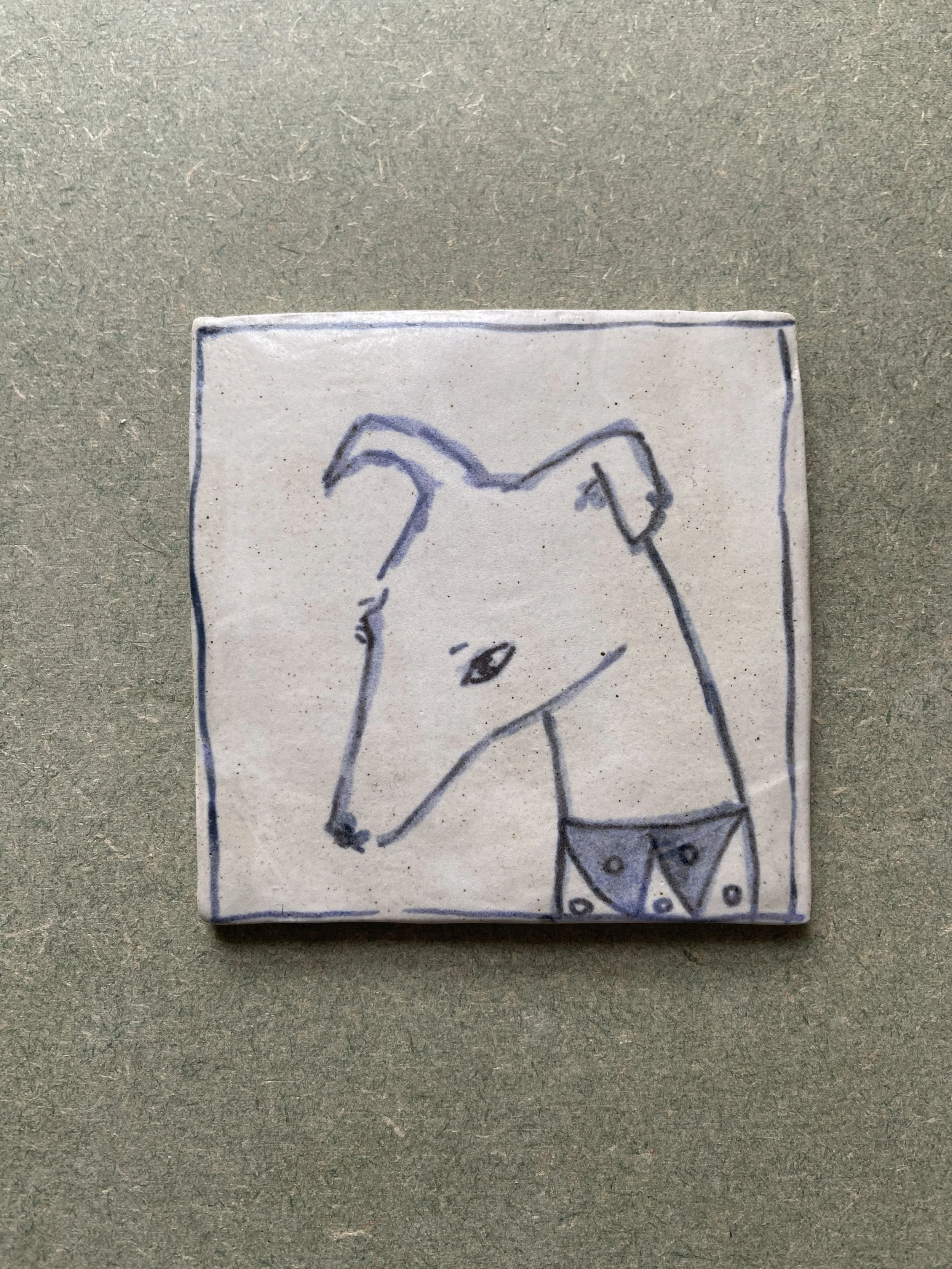 Hound Head Tile *Seconds