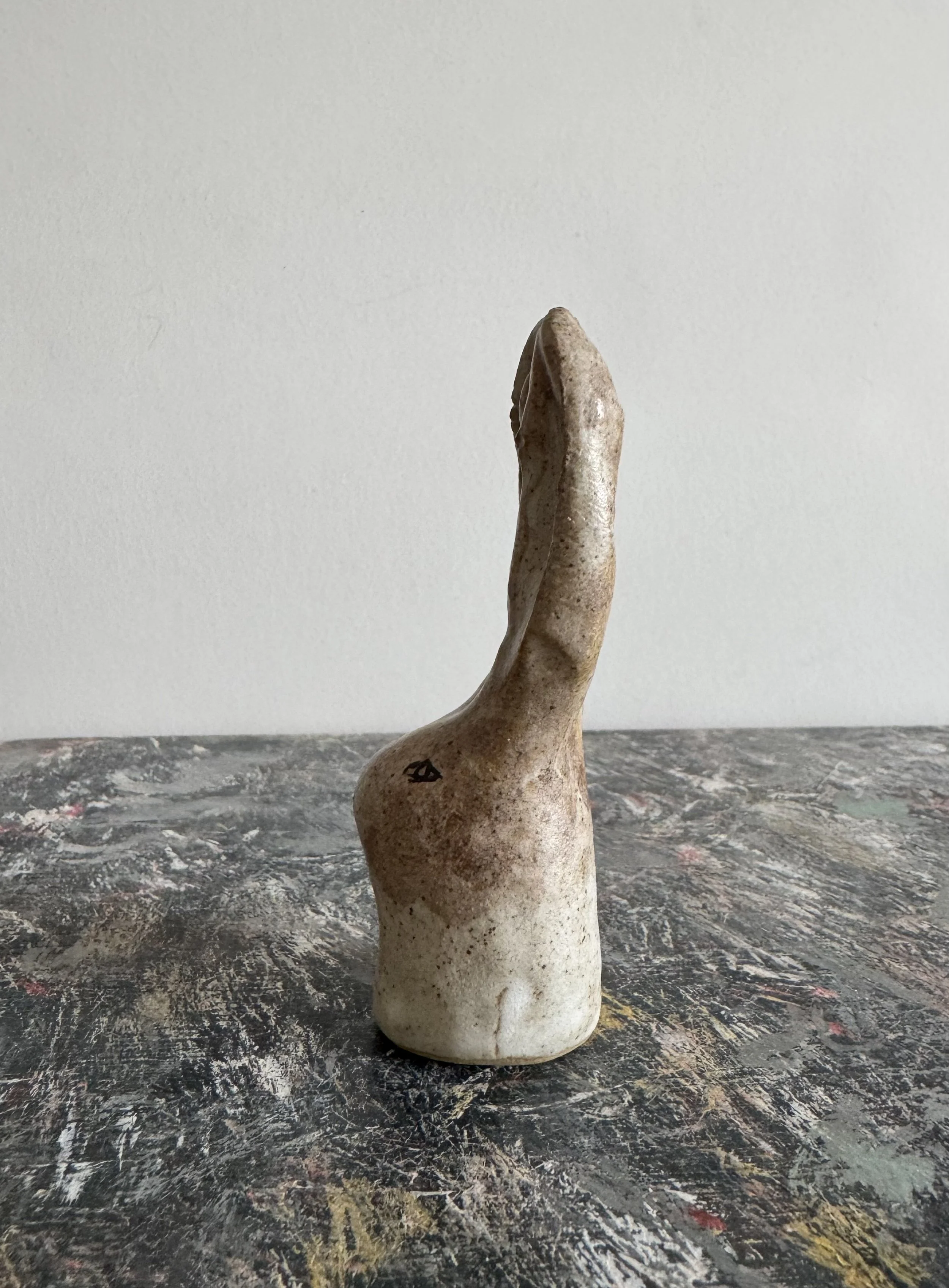 Ceramic rabbits by Charlotte salt