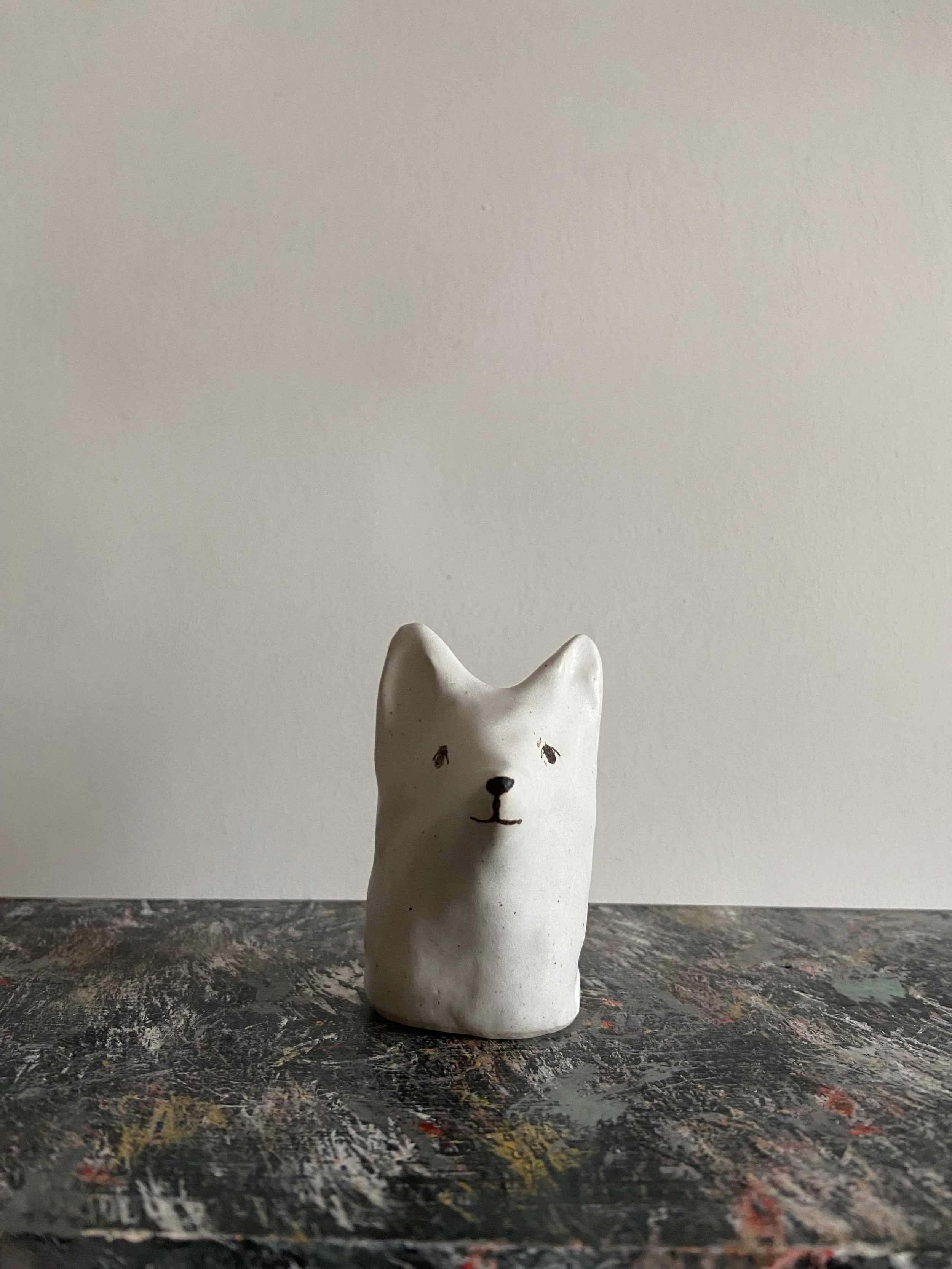 Ceramic fox by Charlotte Salt