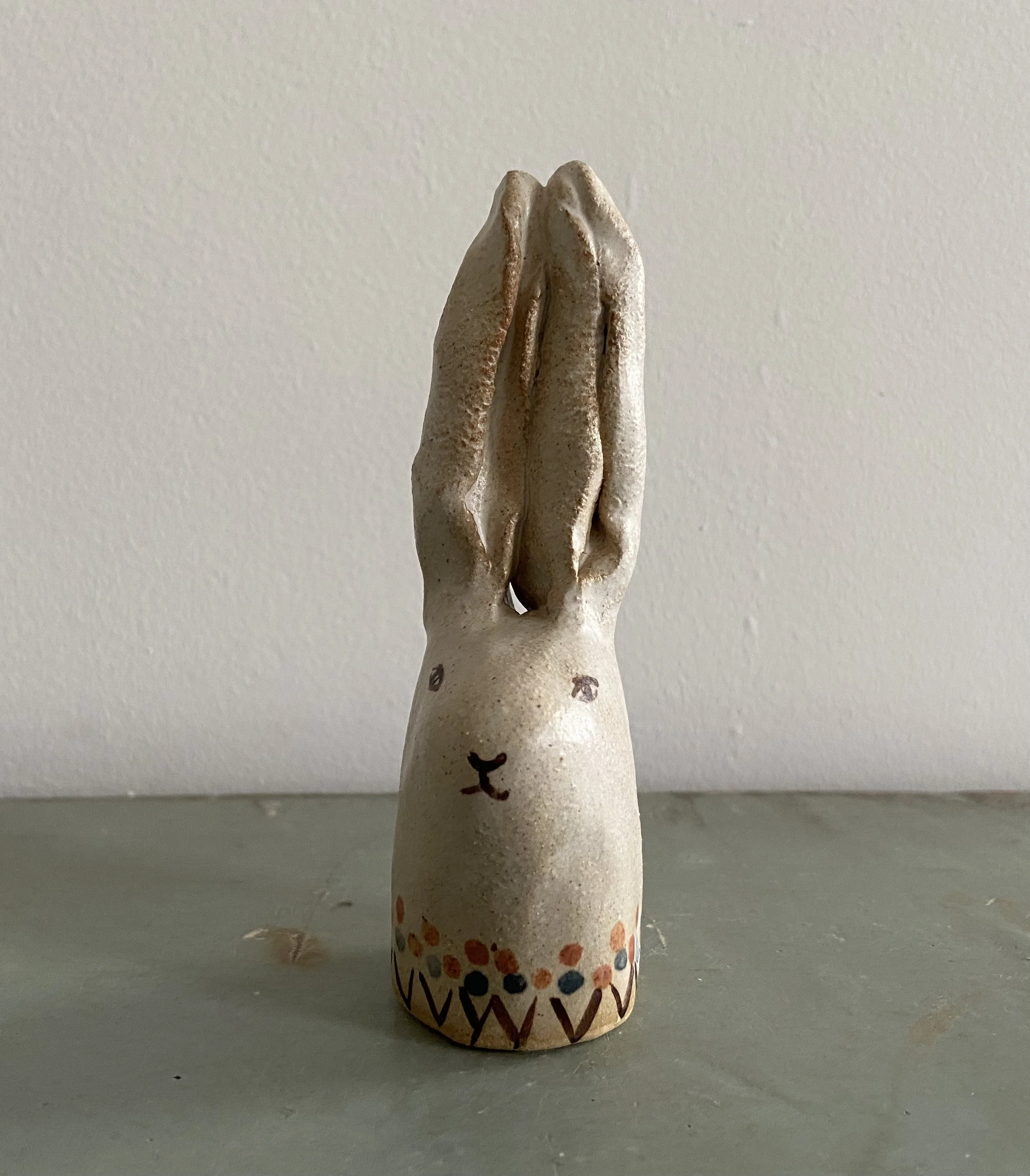 handmade ceramic rabbit by Charlotte Salt