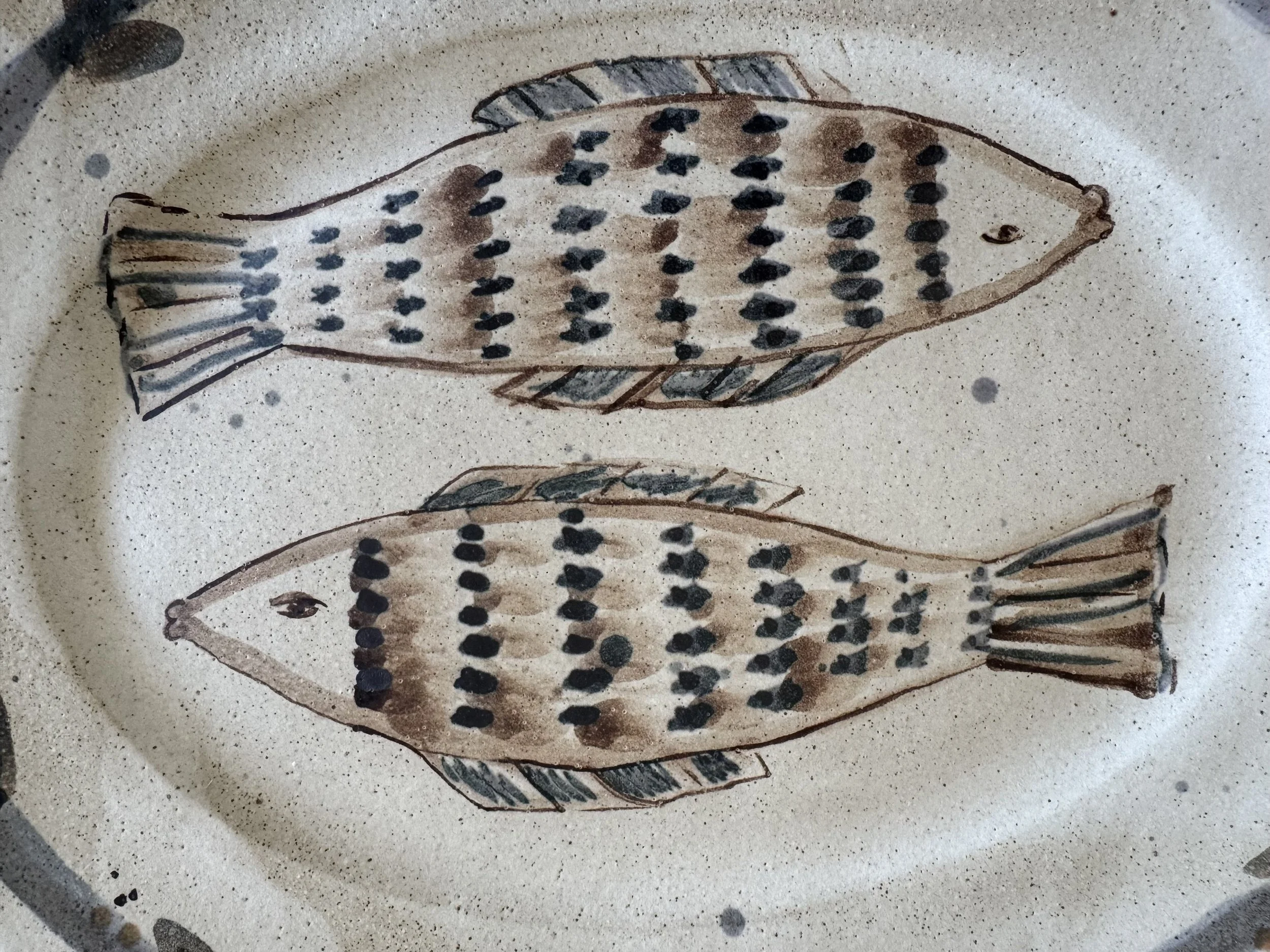 Handmade ceramic plates by Charlotte Salt