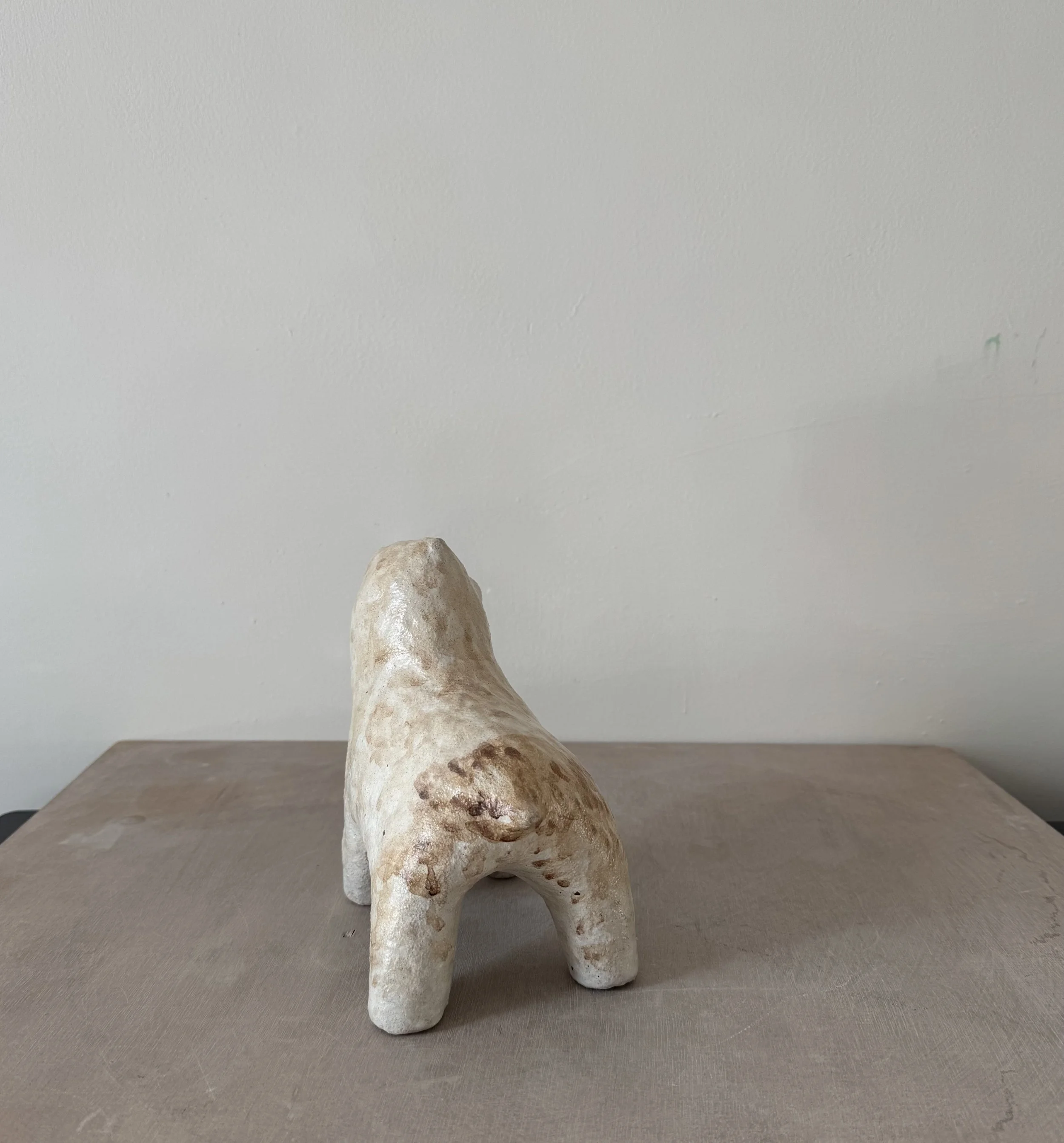 stoneware bear by Charlotte Salt