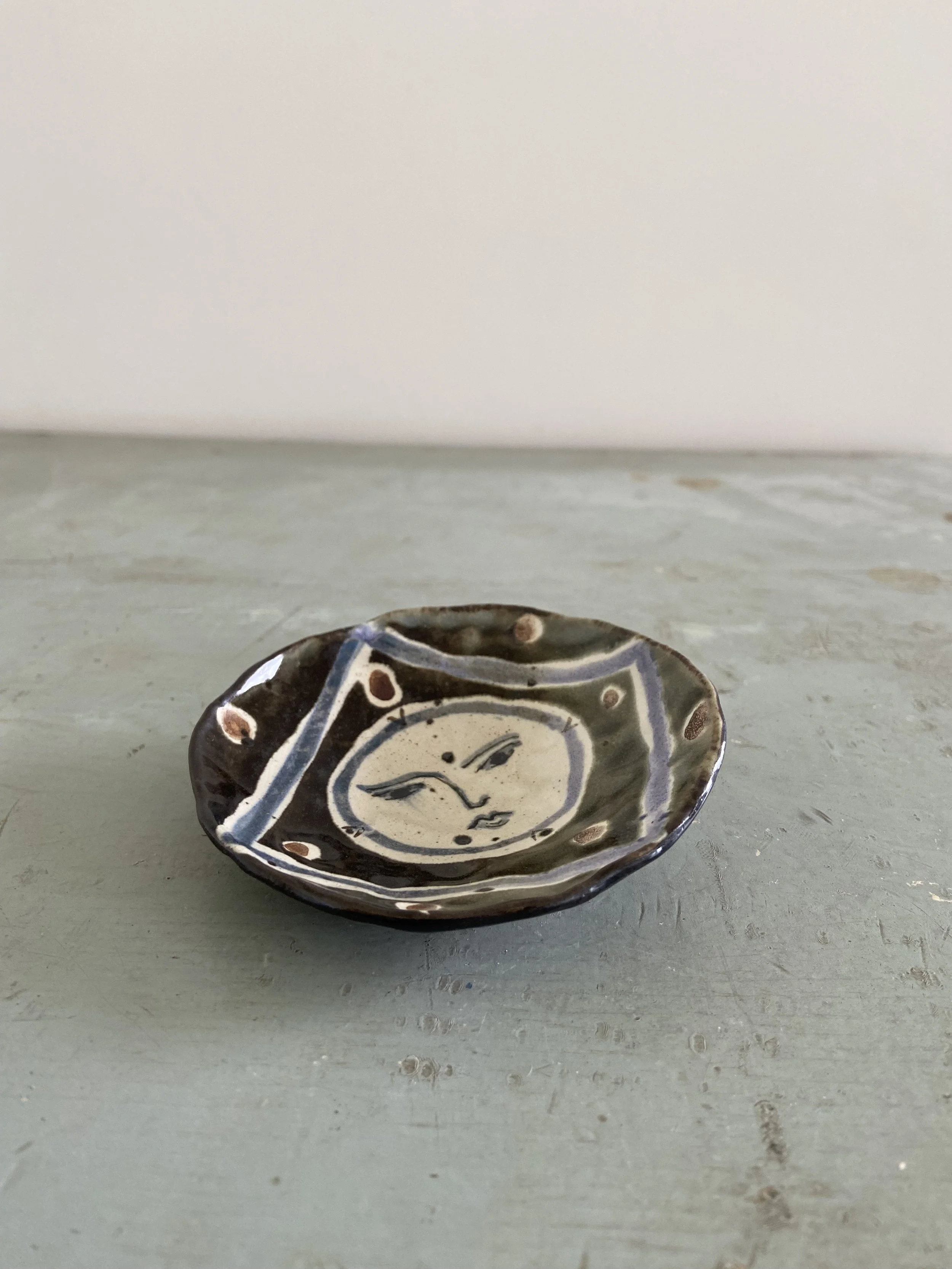 Handmade ceramic trinket dish by Charlotte Salt