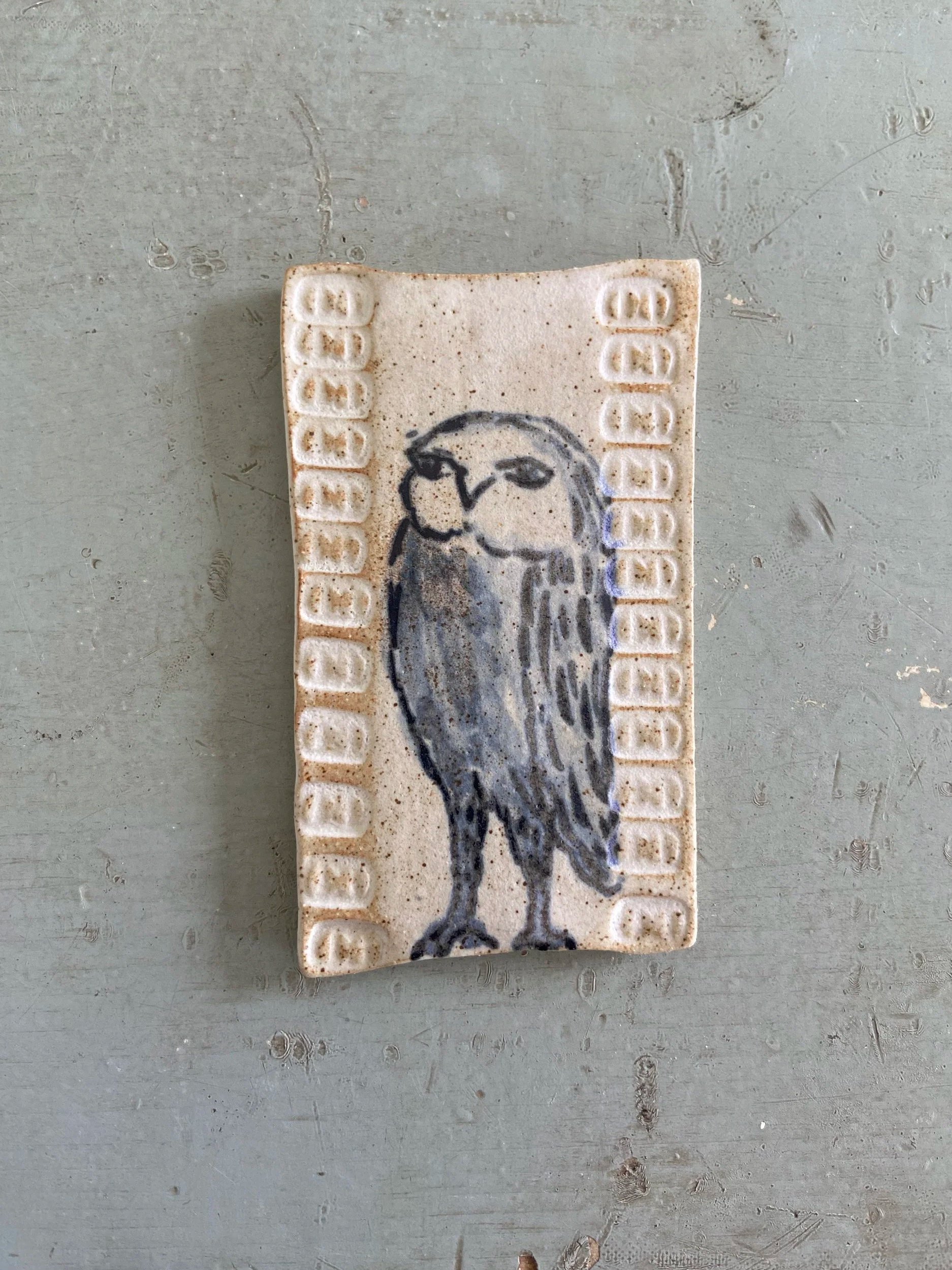 Handmade ceramic tiles by Charlotte Salt