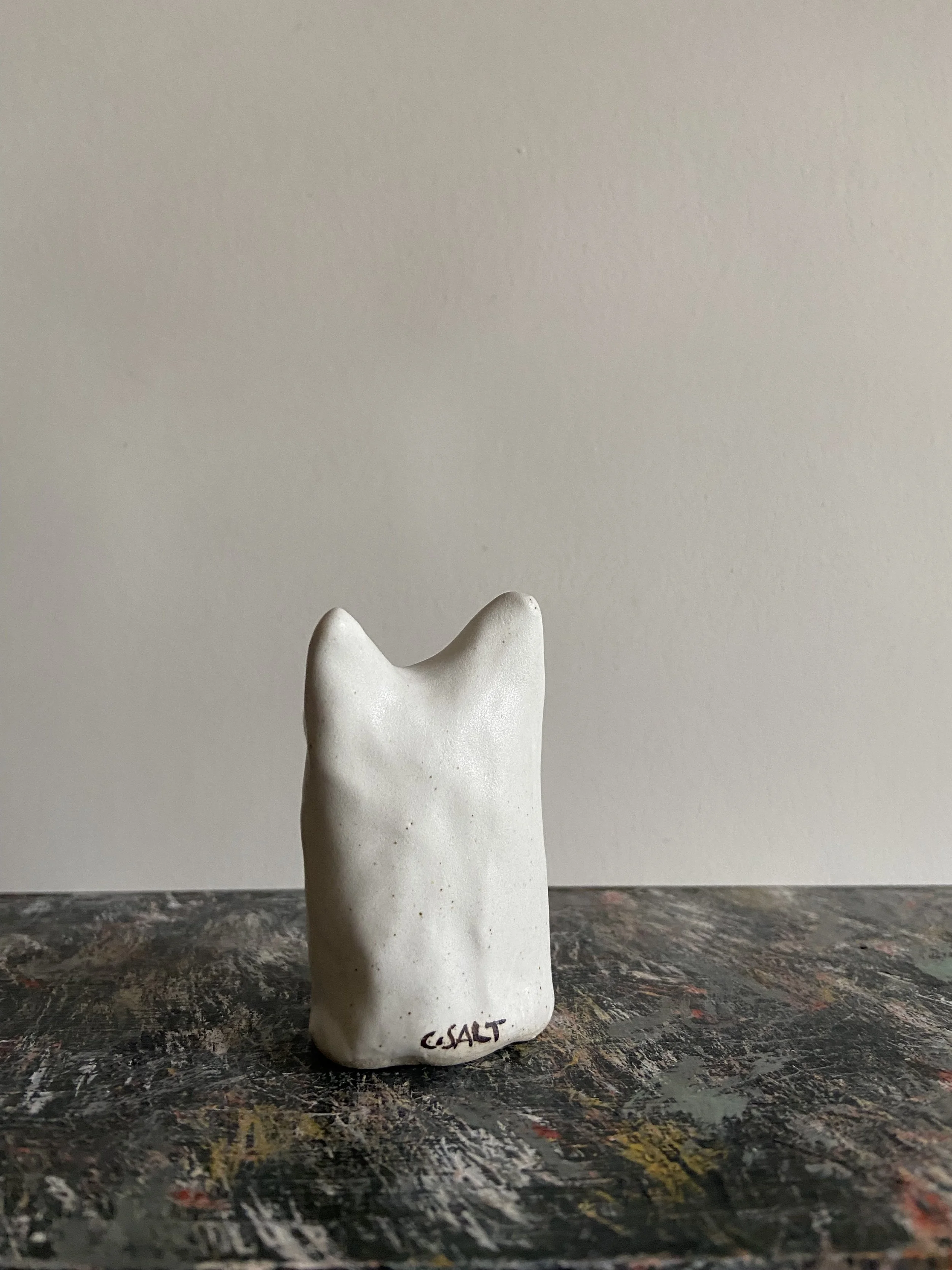 Ceramic fox by Charlotte Salt