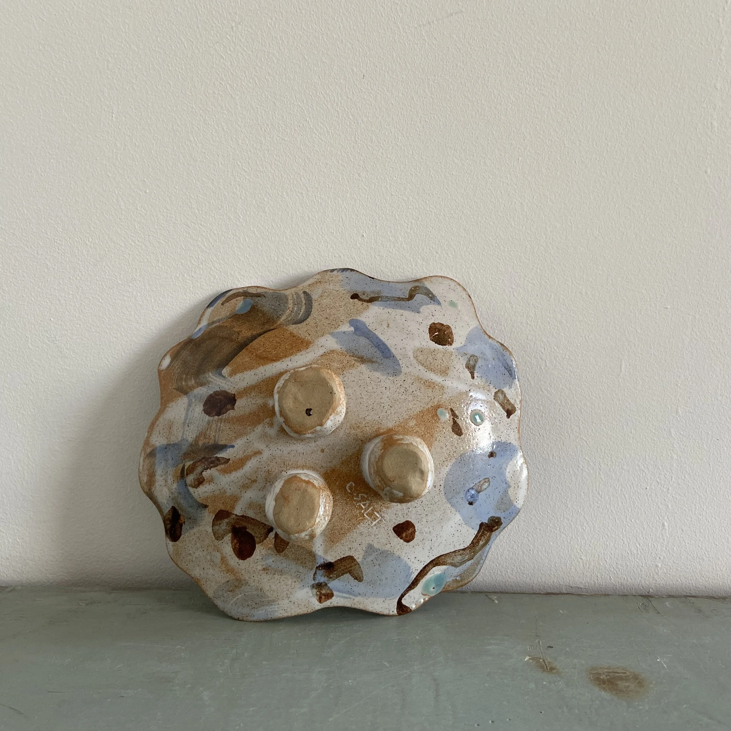 Ceramic bobble footed bowl by Charlotte Salt