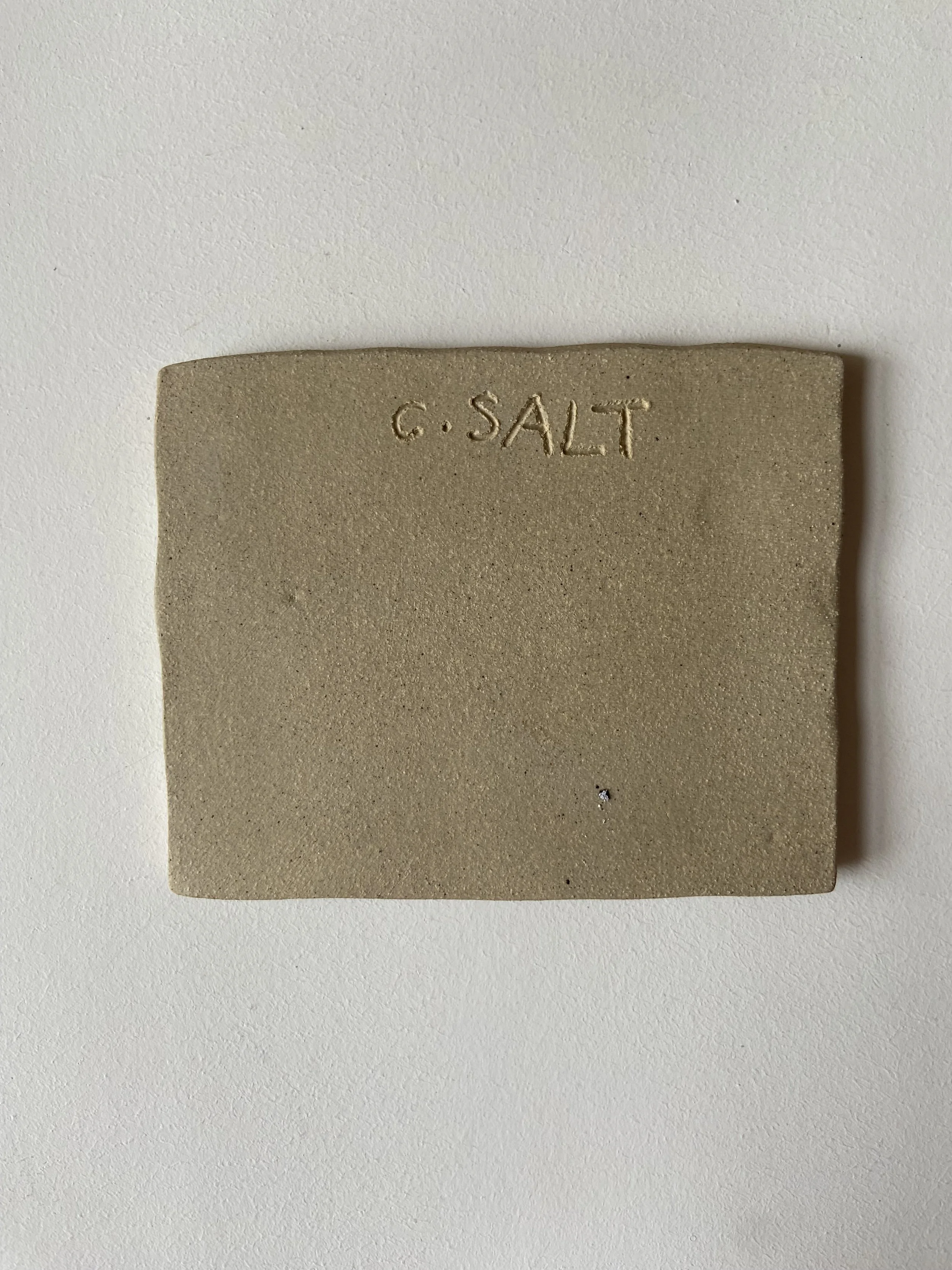 Handmade ceramic tiles by Charlotte Salt