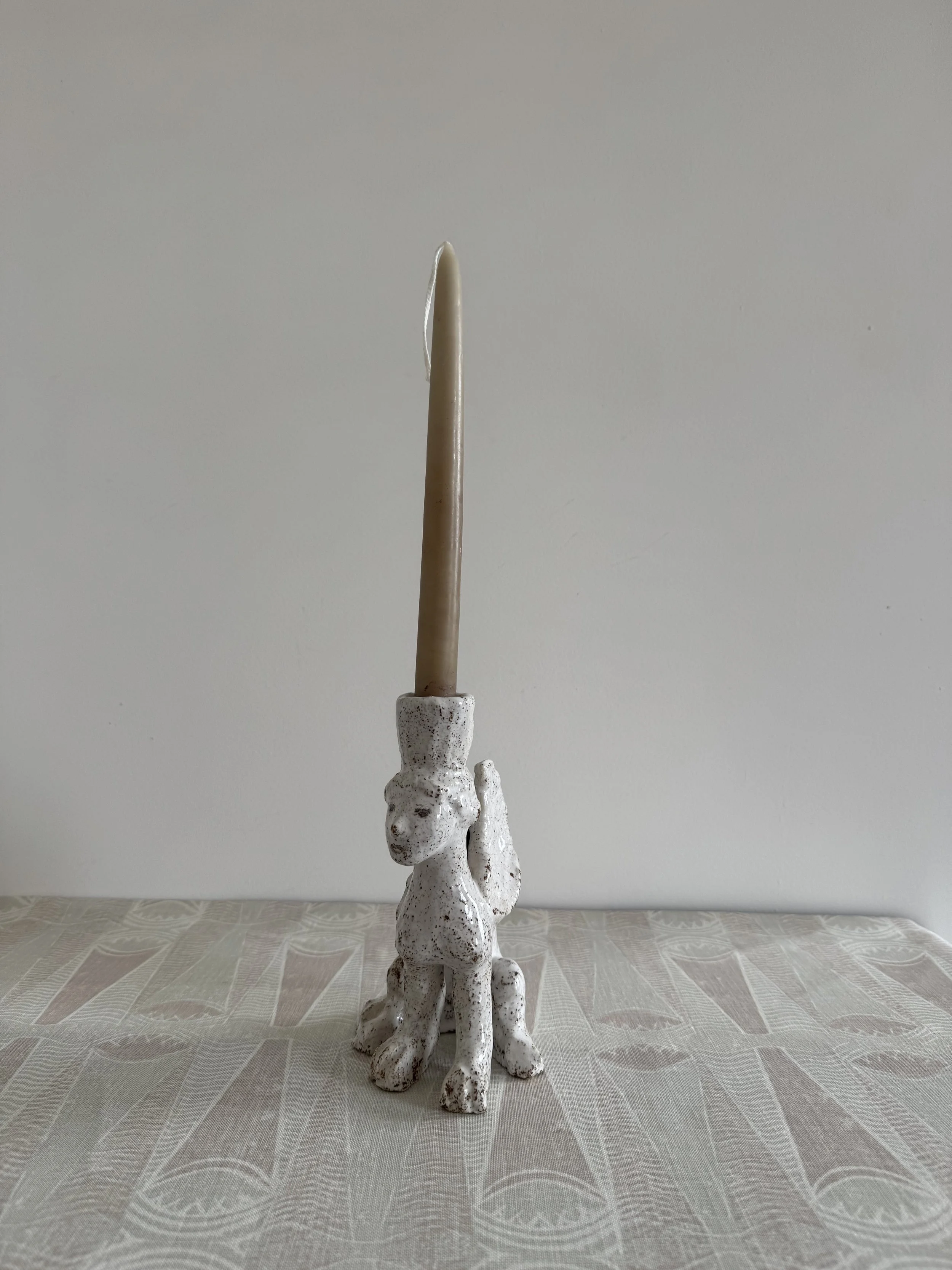 Ceramic sphinx by Charlotte Salt