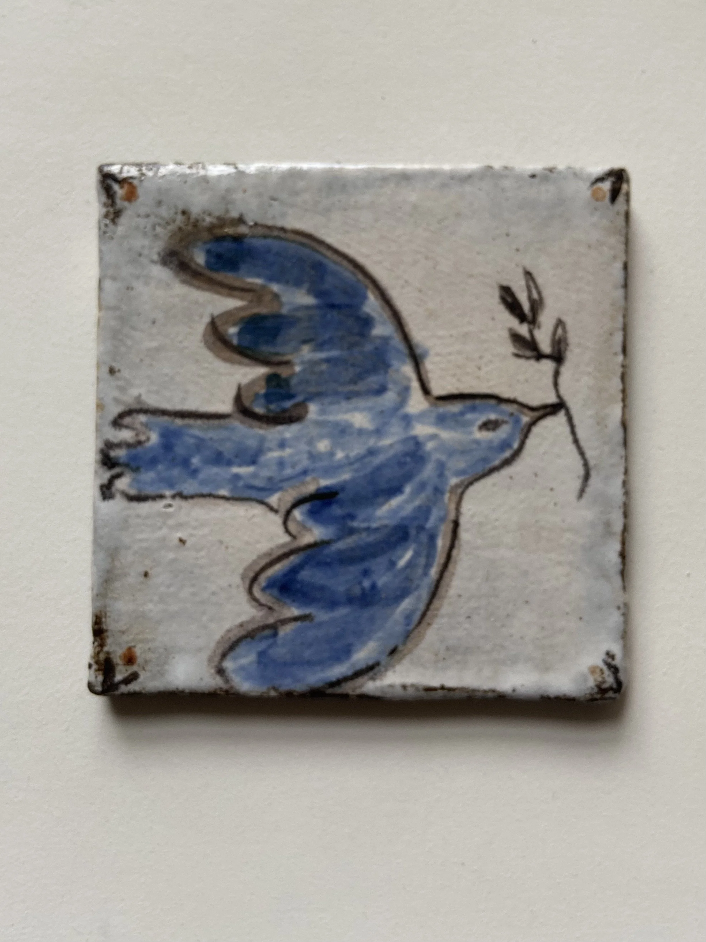 Handmade ceramic tiles by Charlotte Salt