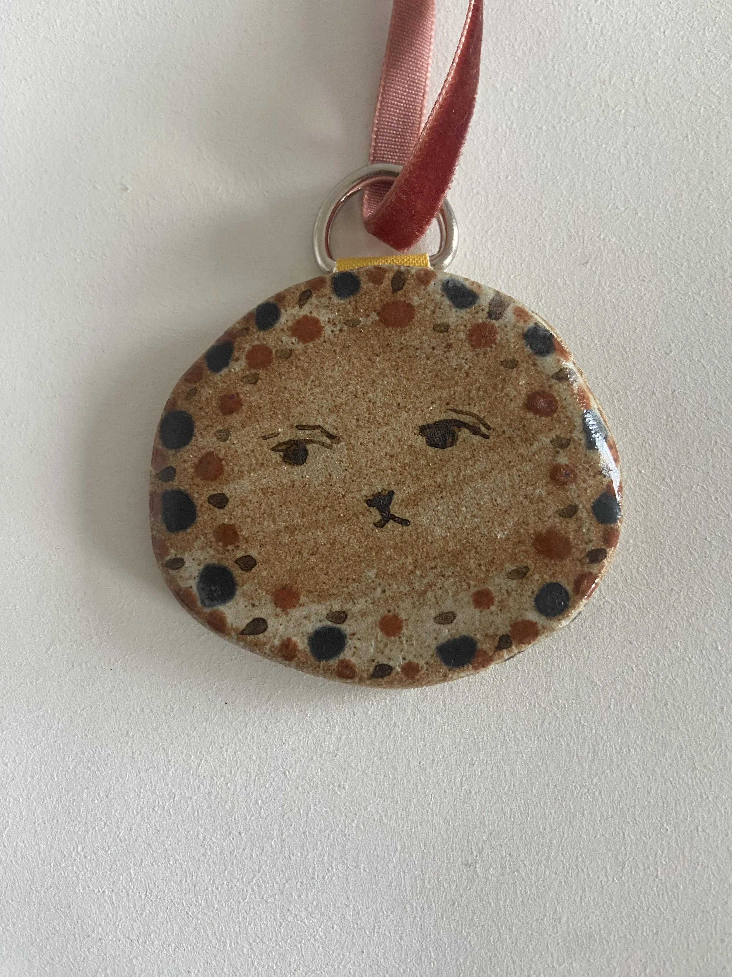 handmade ceramic decorations by Charlotte Salt