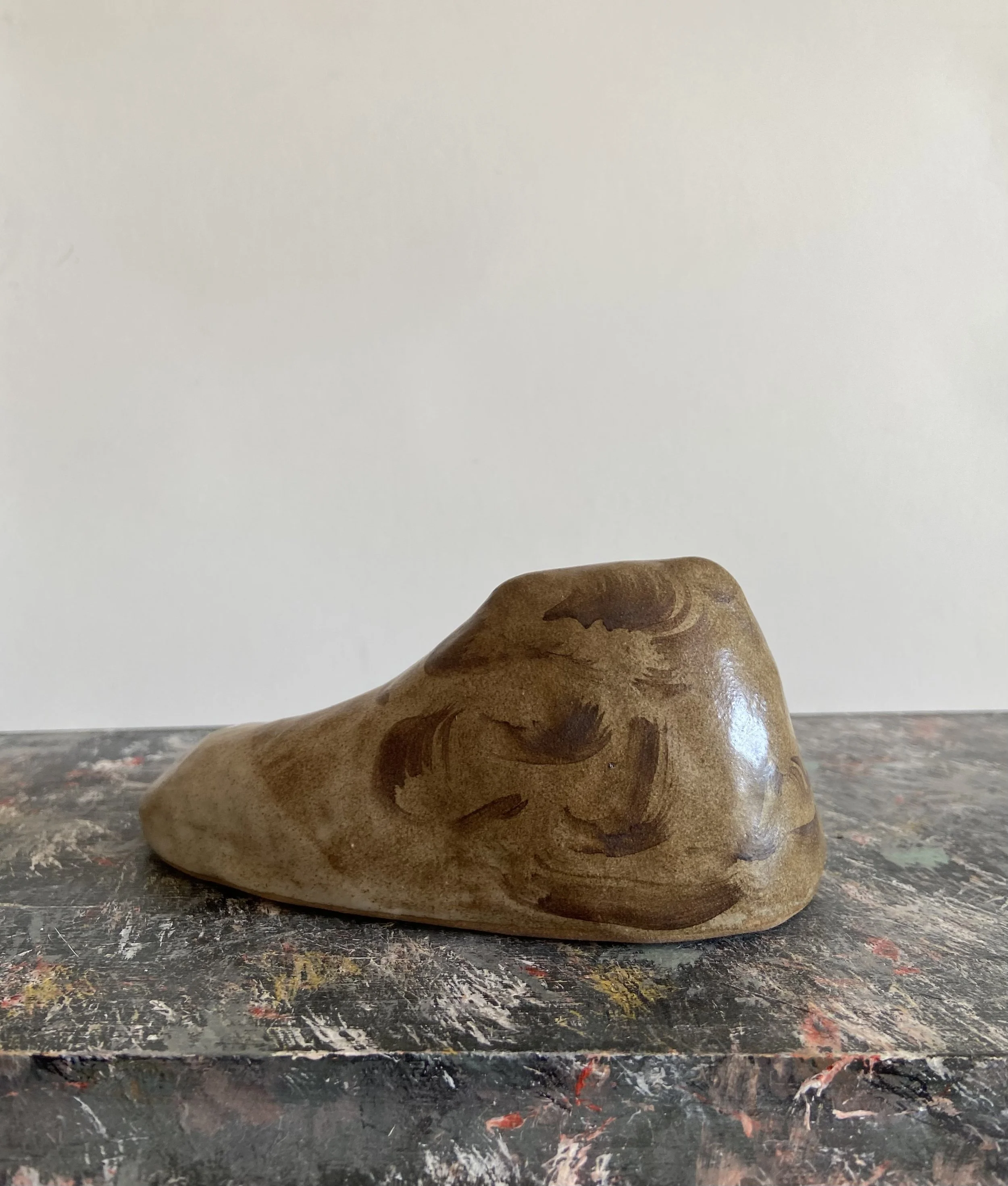 Handmade ceramic lion by Charlotte Salt