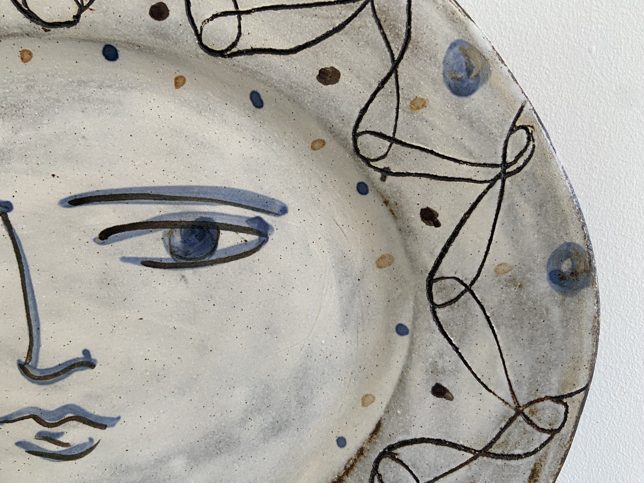 handmade ceramic plate by Charlotte Salt