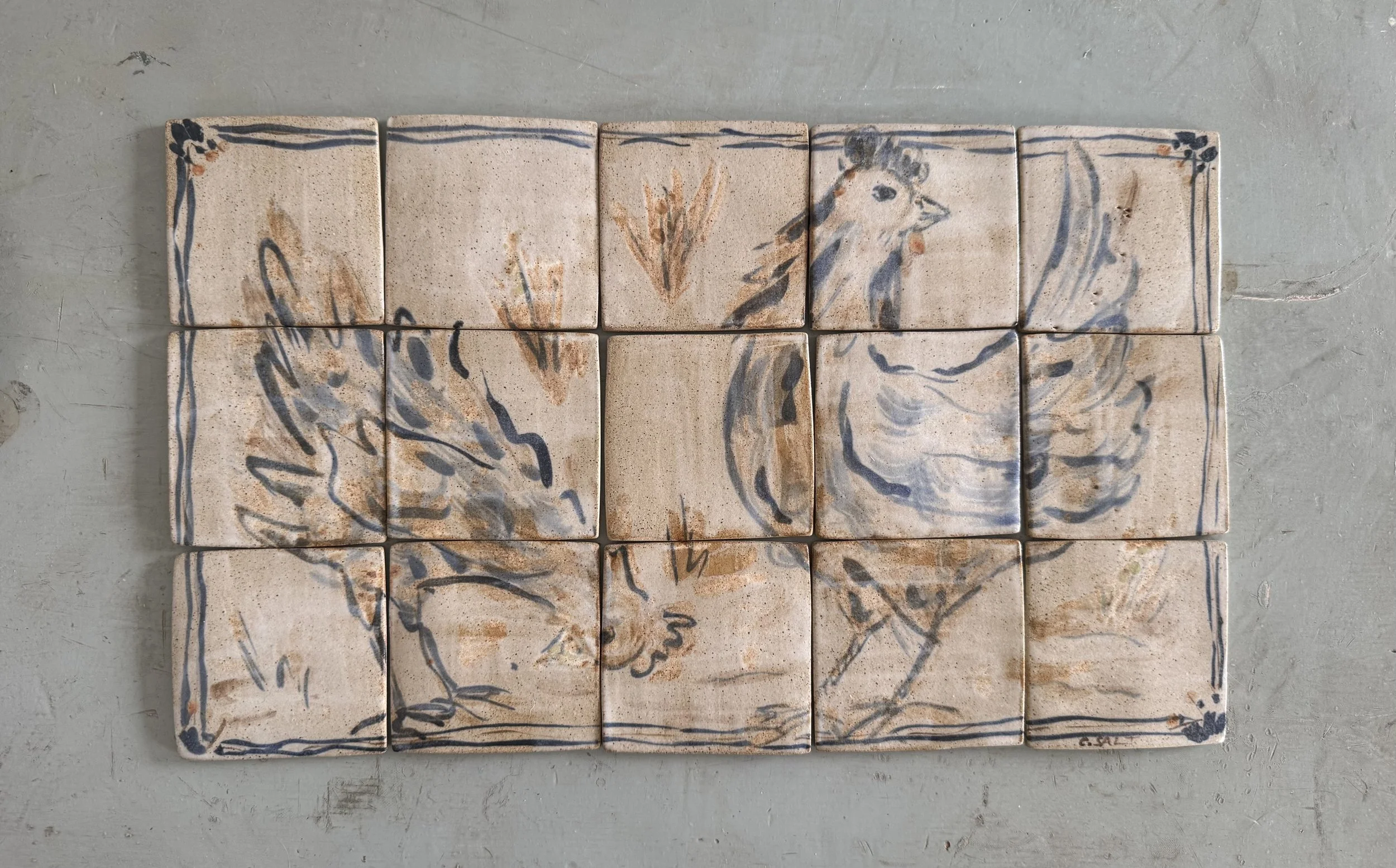 Chickens Tile Set