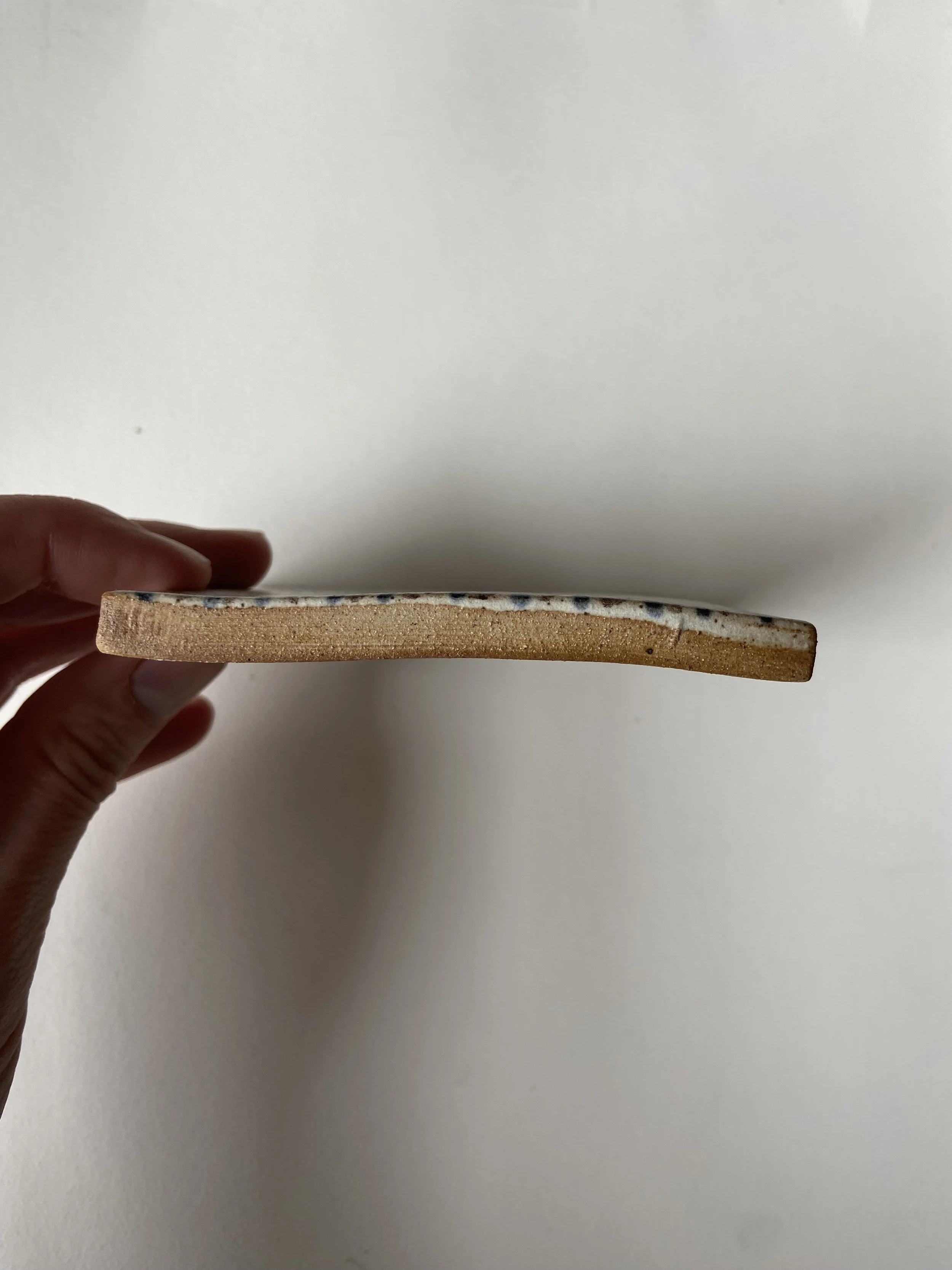 Handmade ceramic tiles by Charlotte Salt