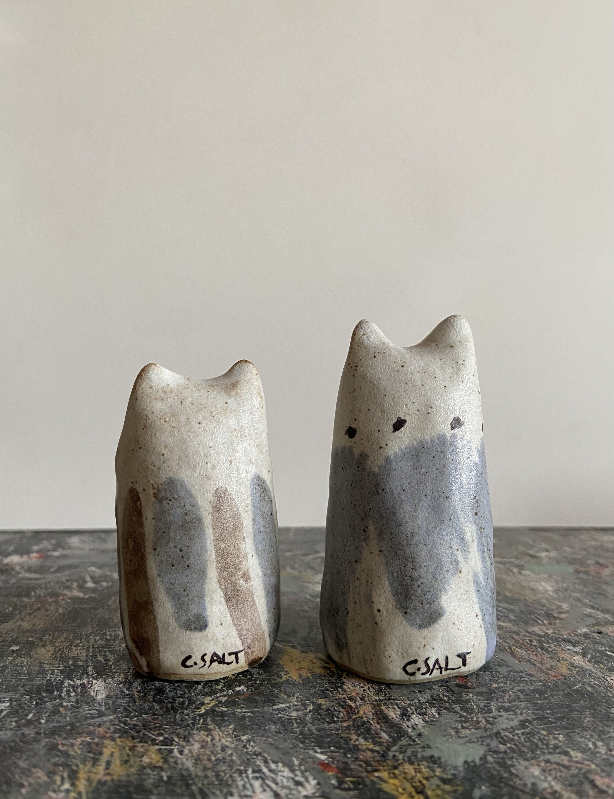 Ceramic cats  by Charlotte Salt