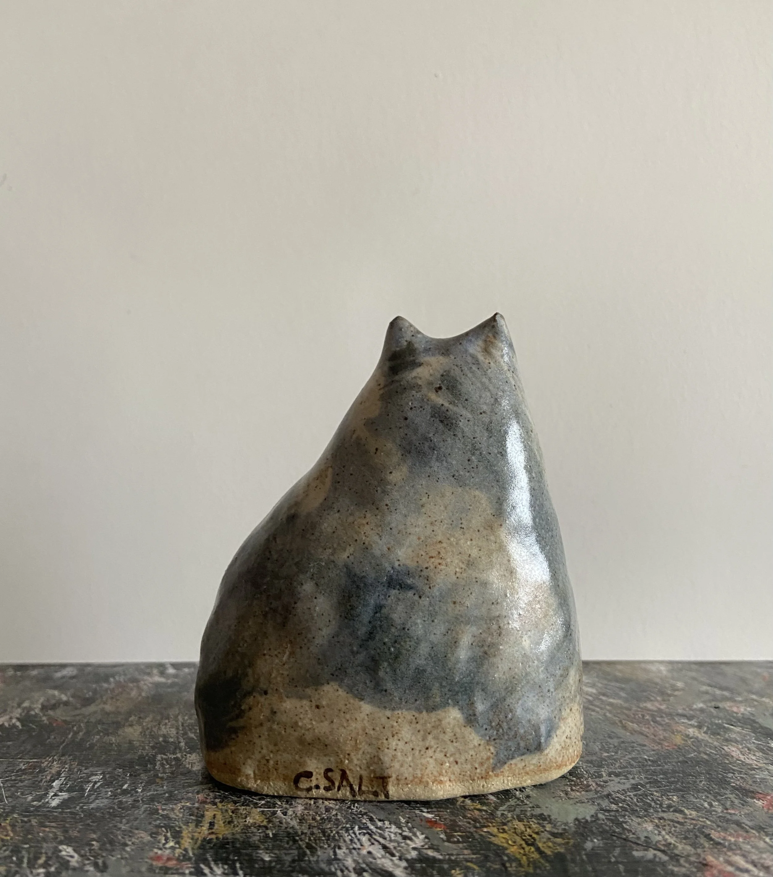 ceramic cats by Charlotte Salt