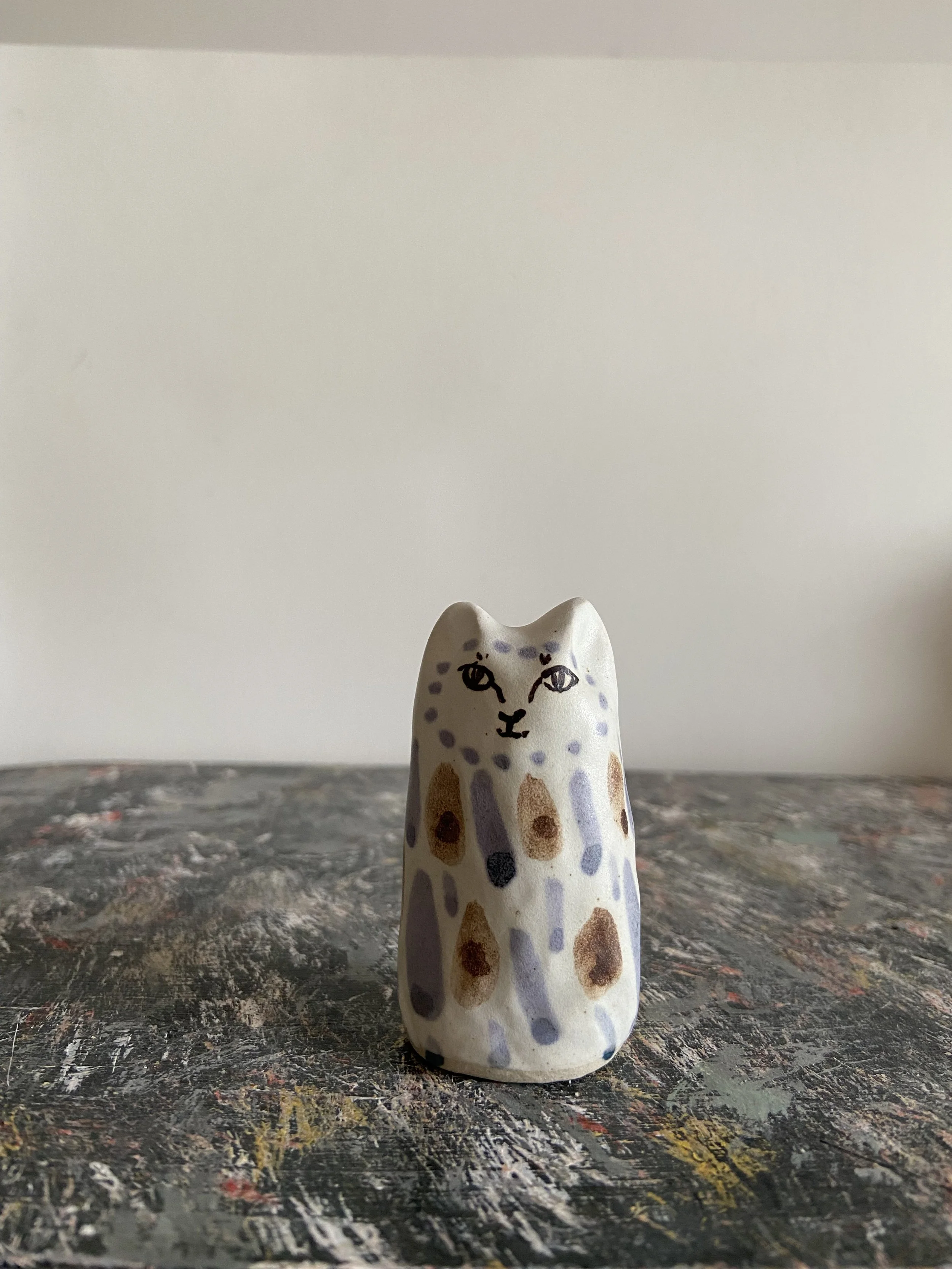 ceramic cat by Charlotte Salt