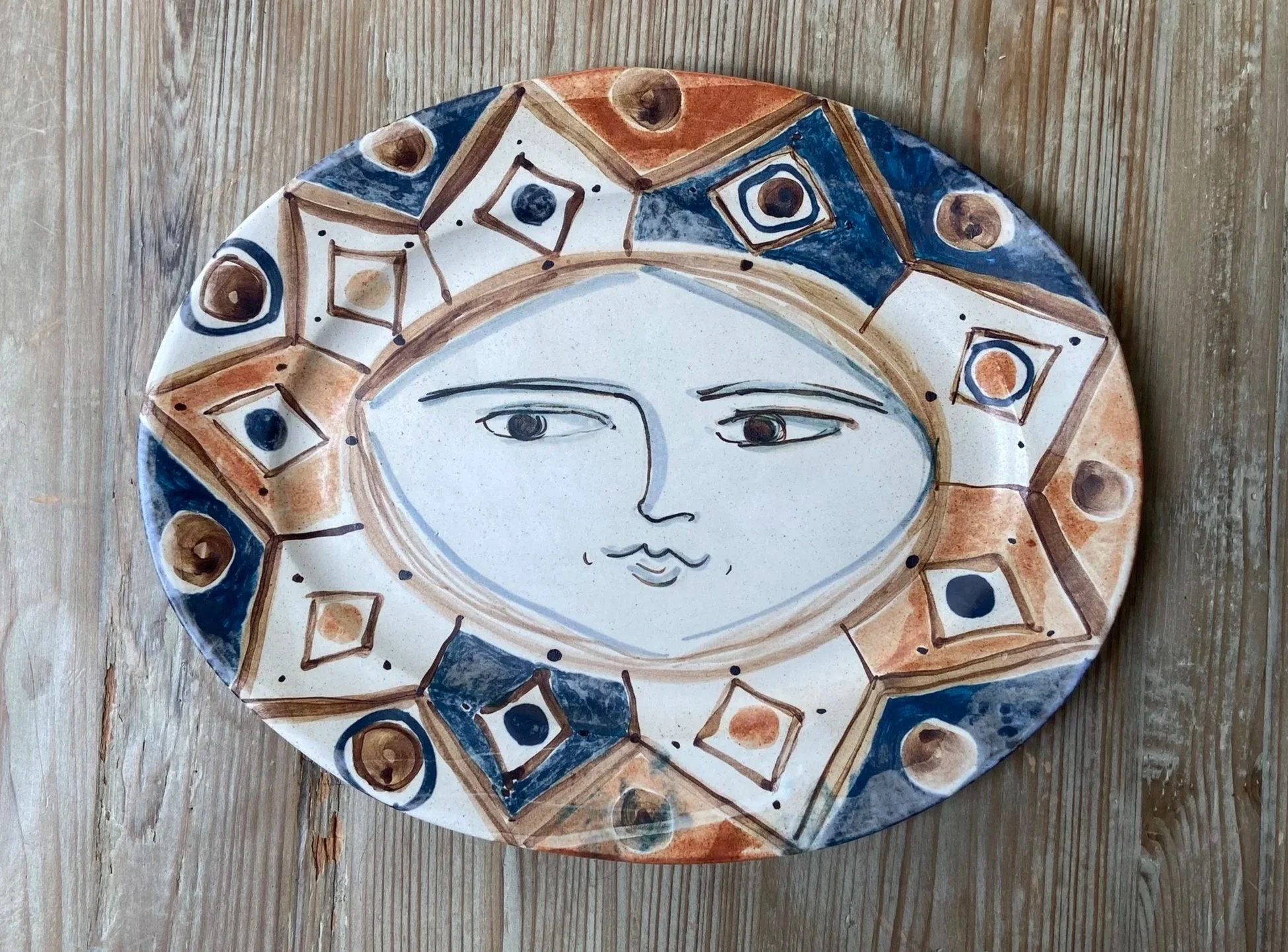 handmade stoneware plates by Charlotte Salt