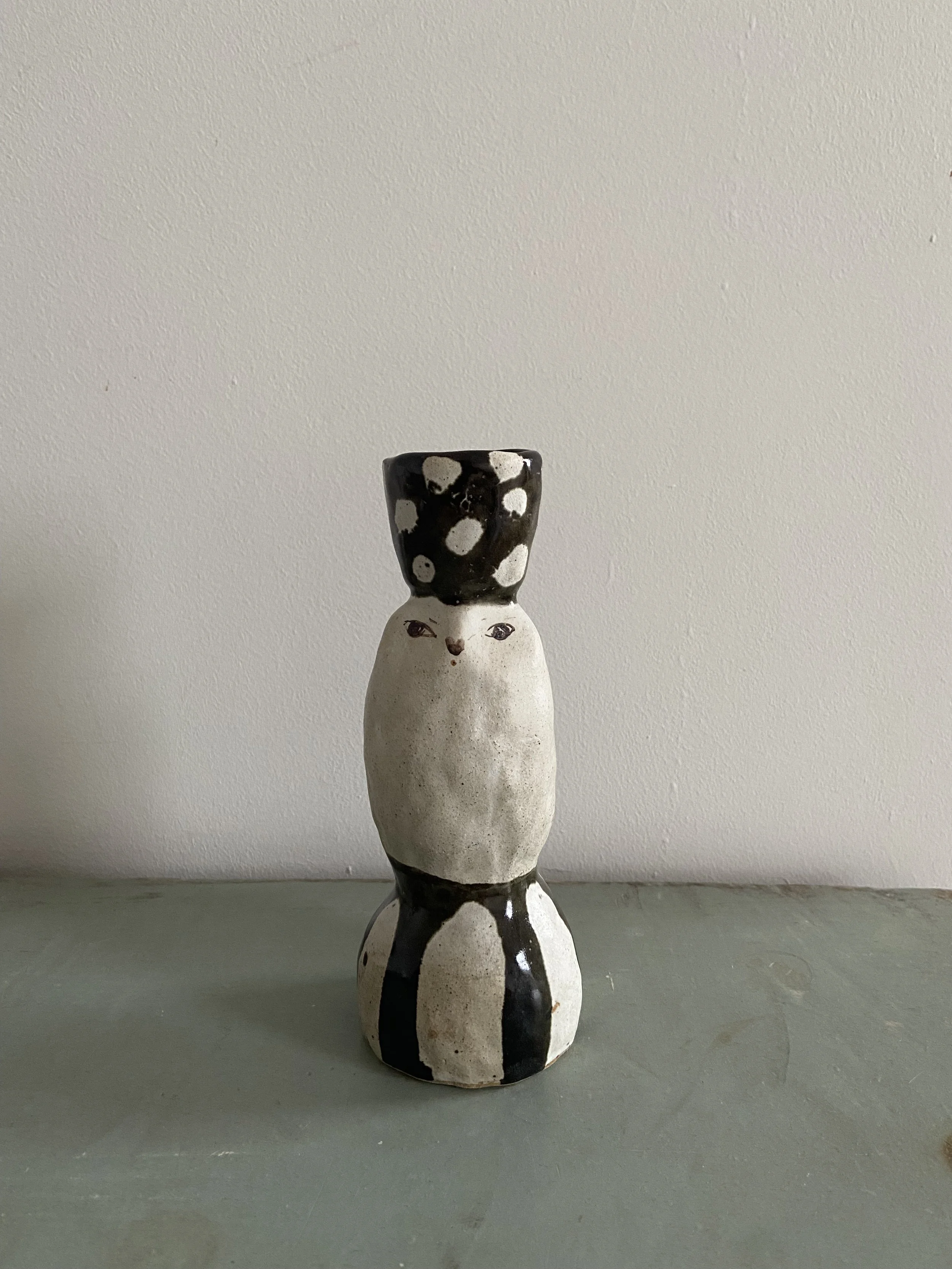 stoneware owls by Charlotte Salt