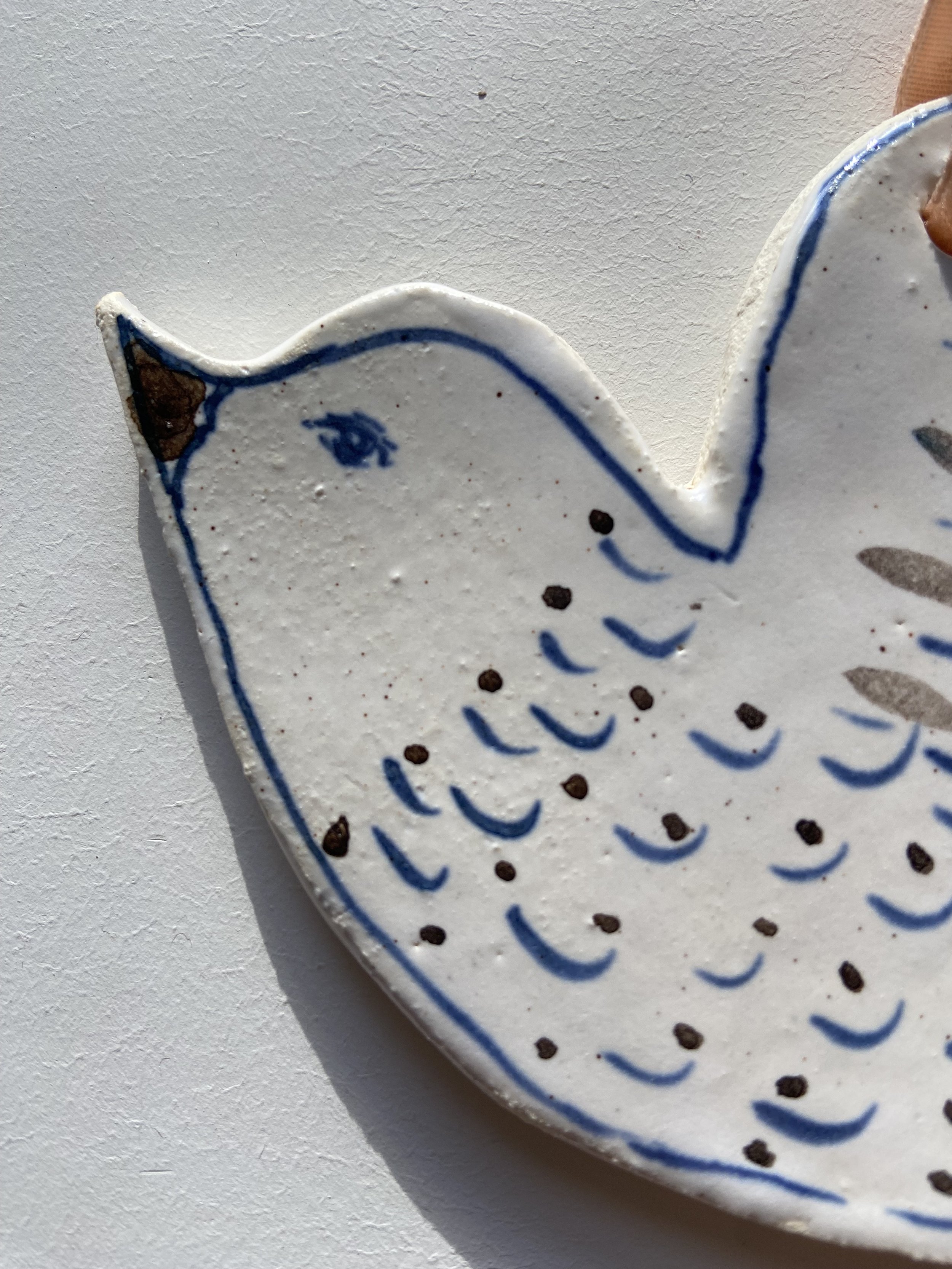 Handmade ceramic decoration by Charlotte Salt