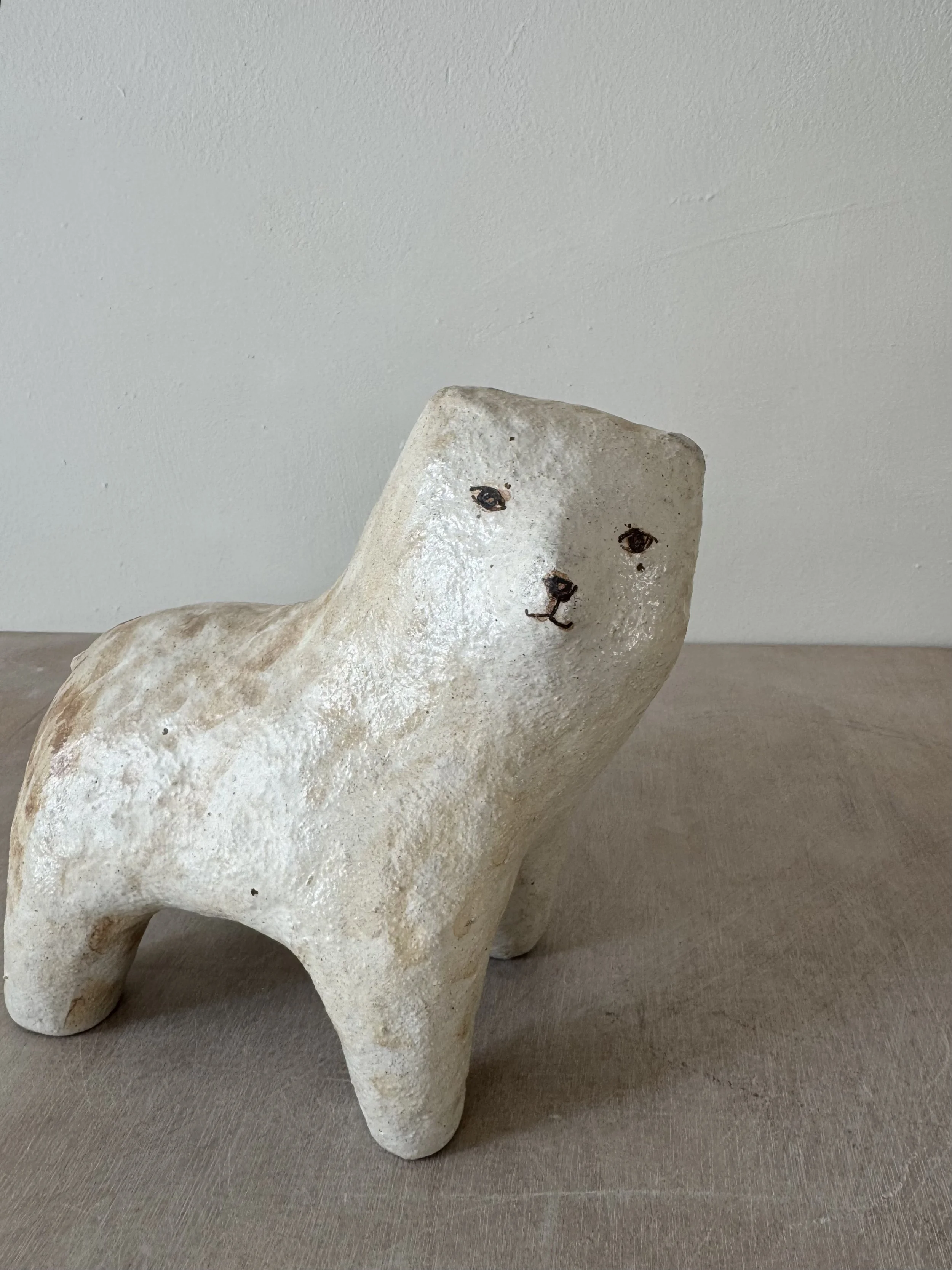 stoneware bear by Charlotte Salt