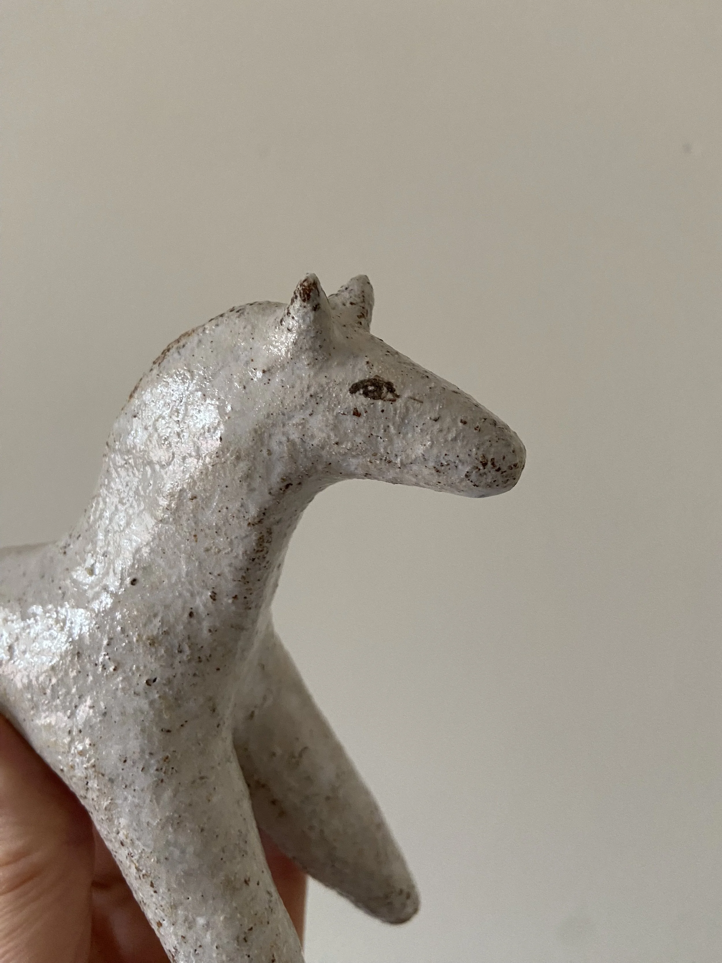 Ceramic horse by Charlotte Salt