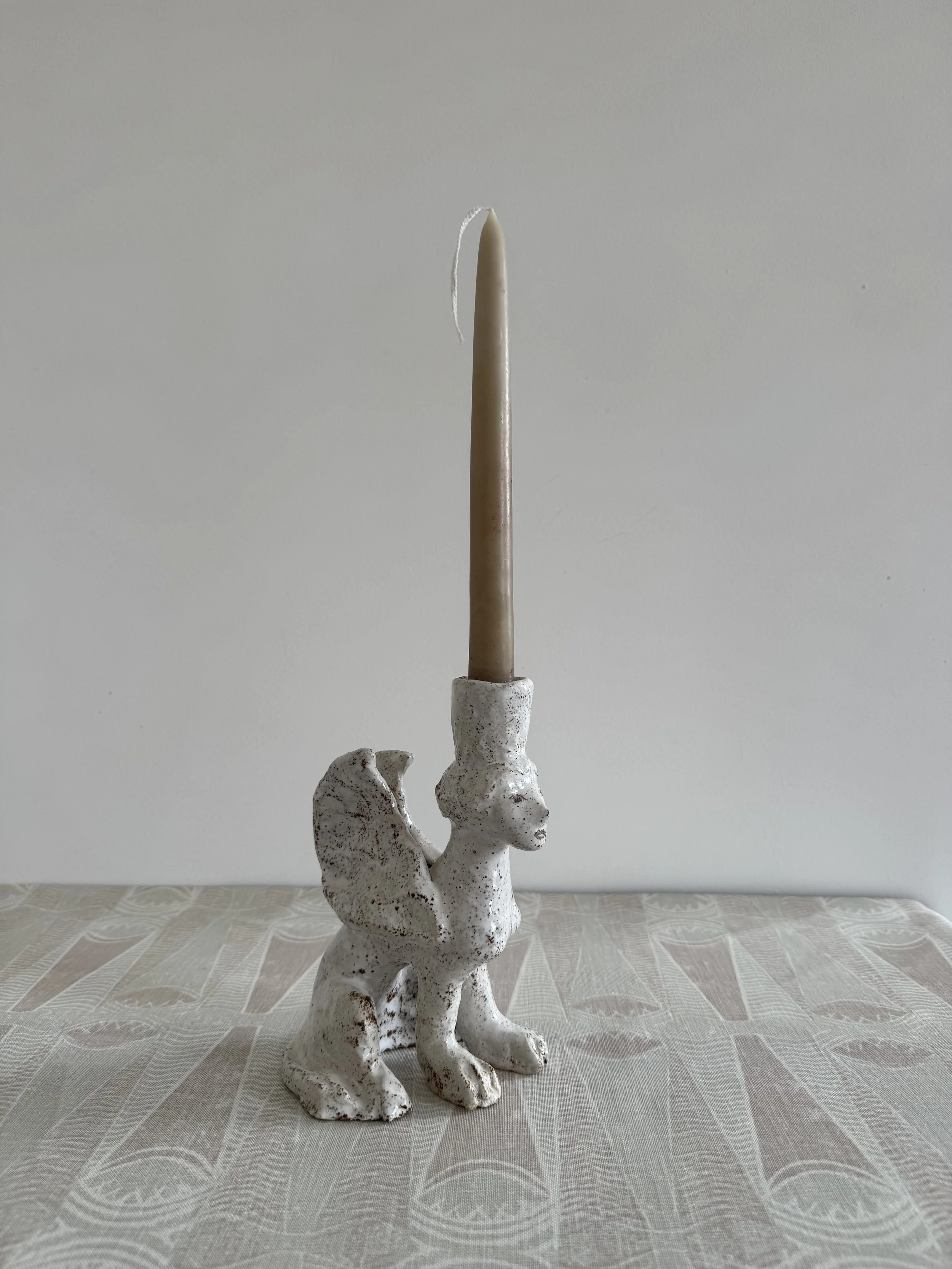Seated Sphinx Candleholder