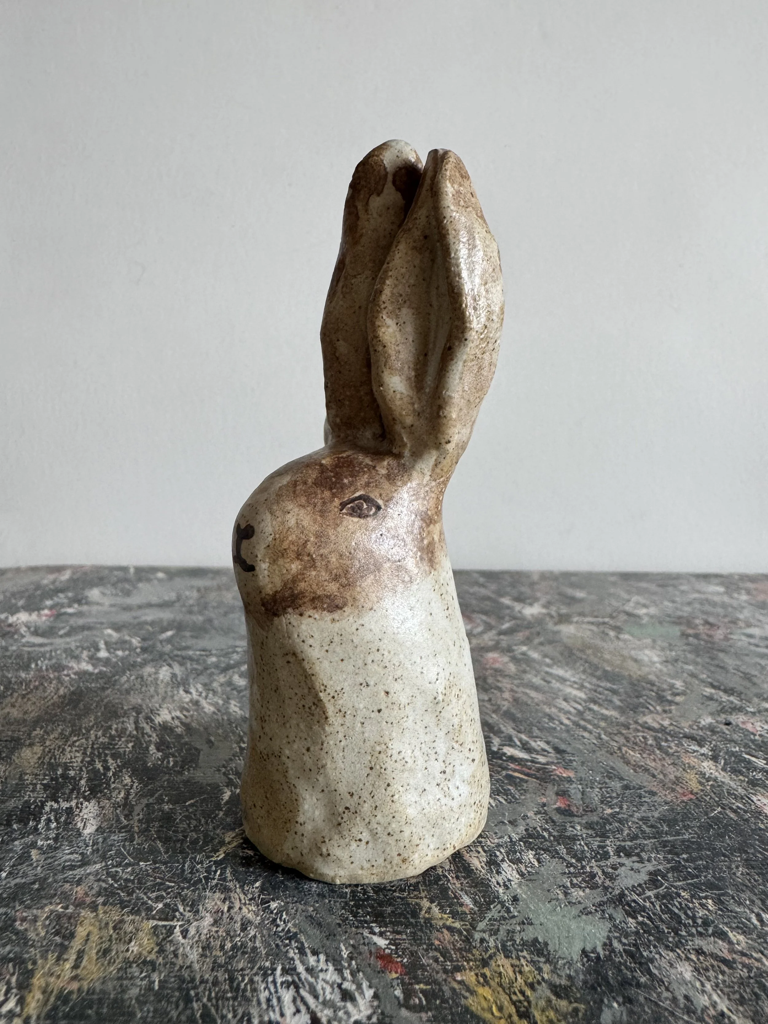Ceramic rabbit by Charlotte Salt