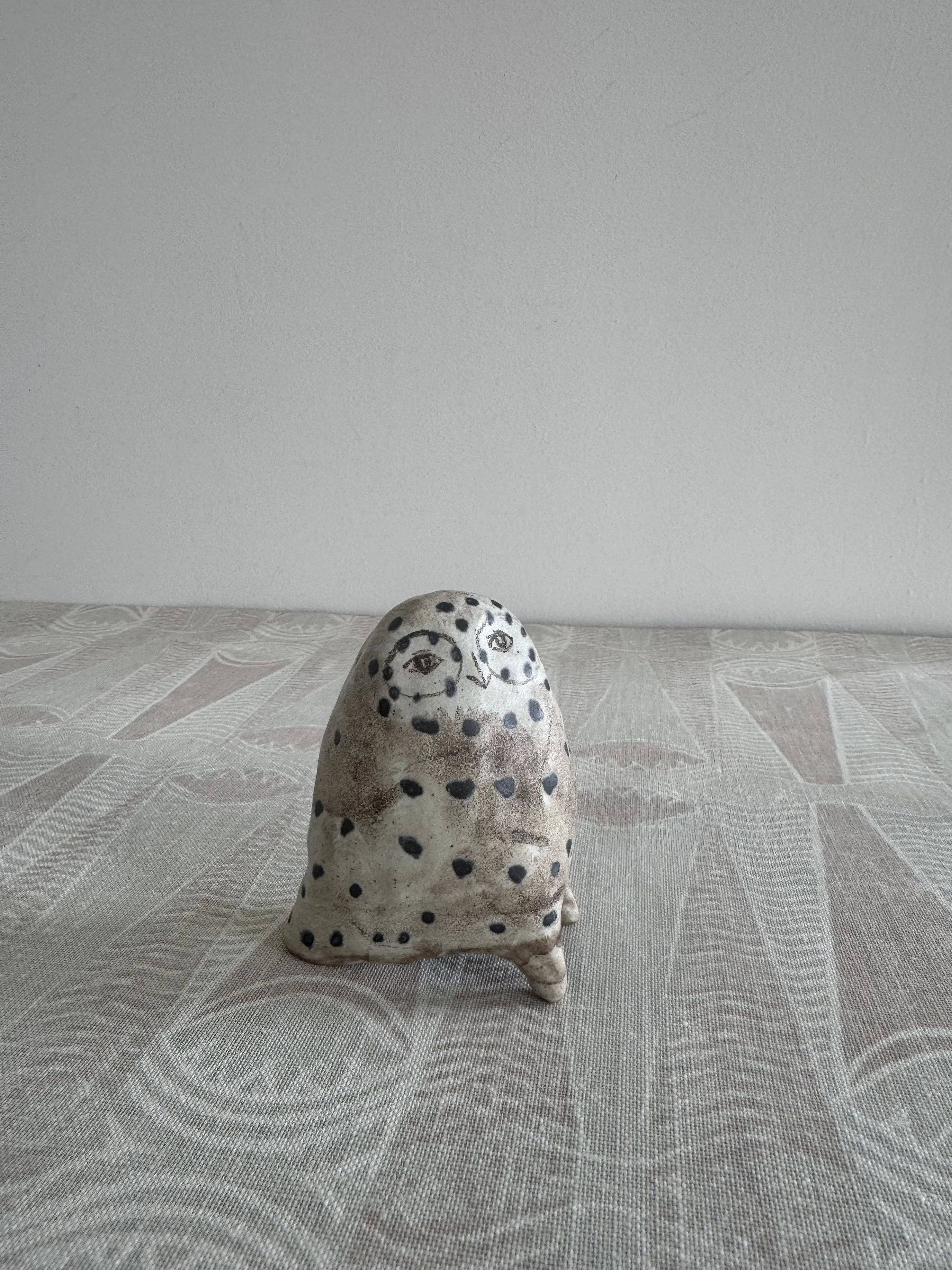 ceramic owl by Charlotte Salt