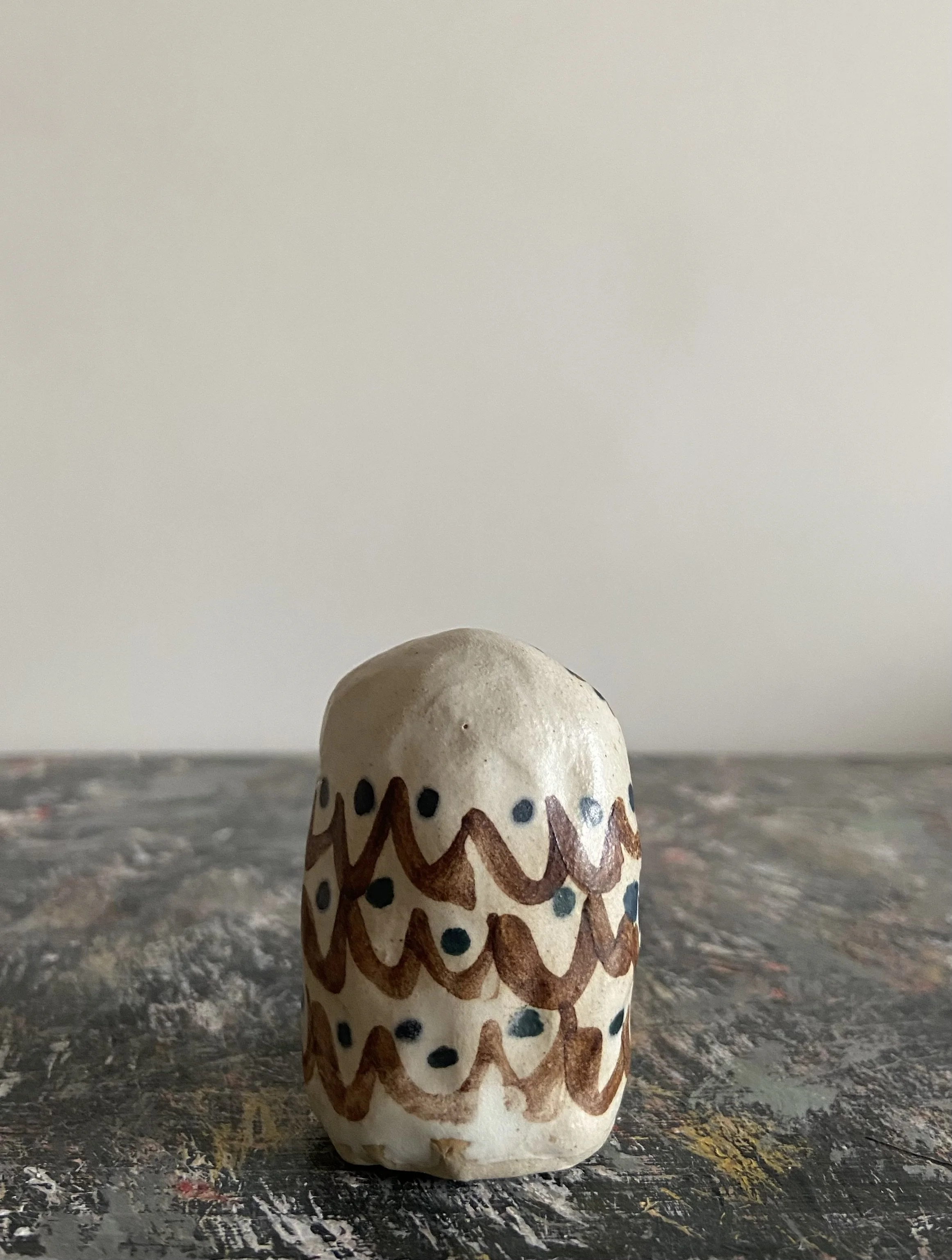 Ceramic owls by Charlotte Salt