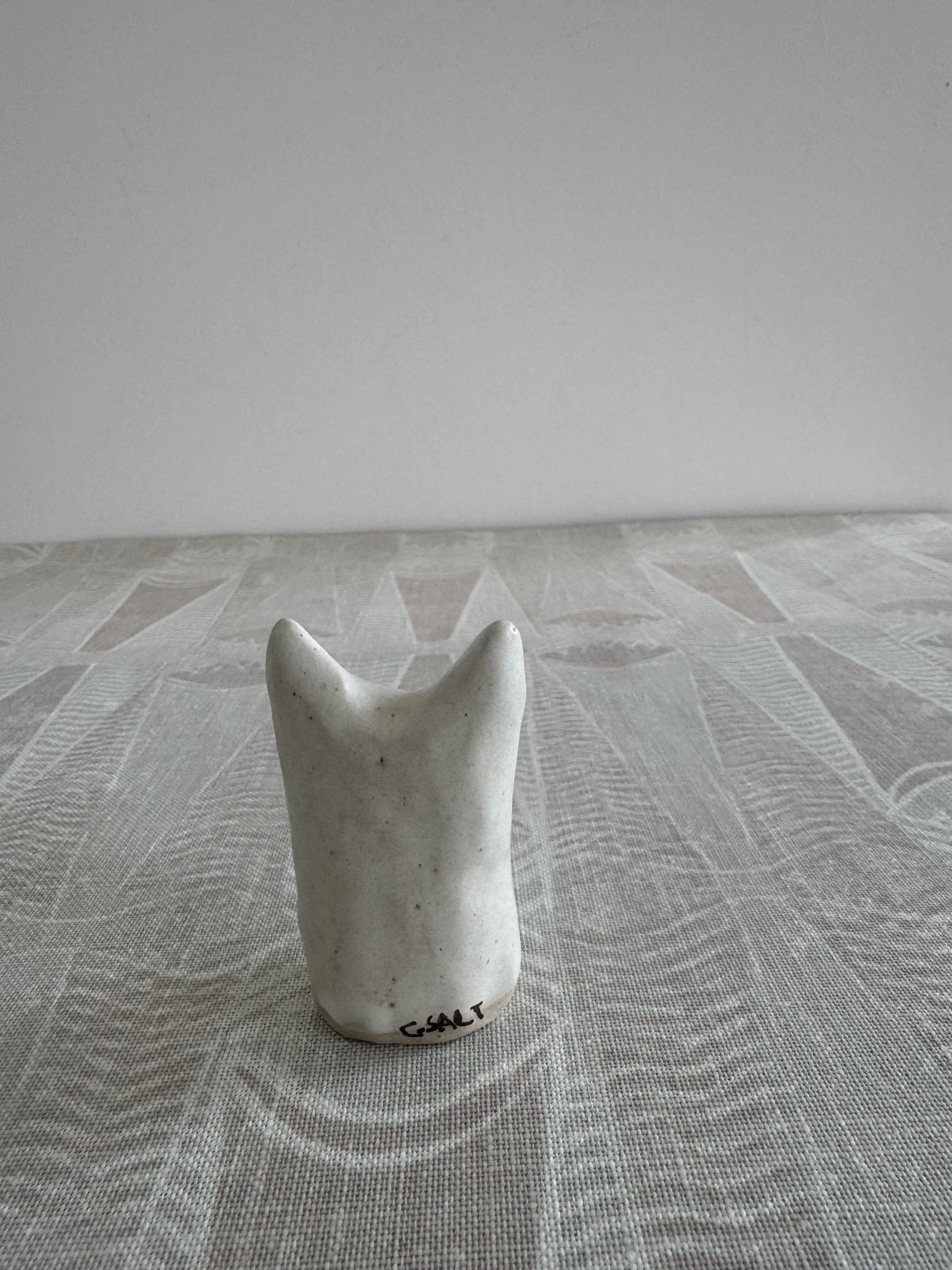 ceramic foxy type by Charlotte Salt