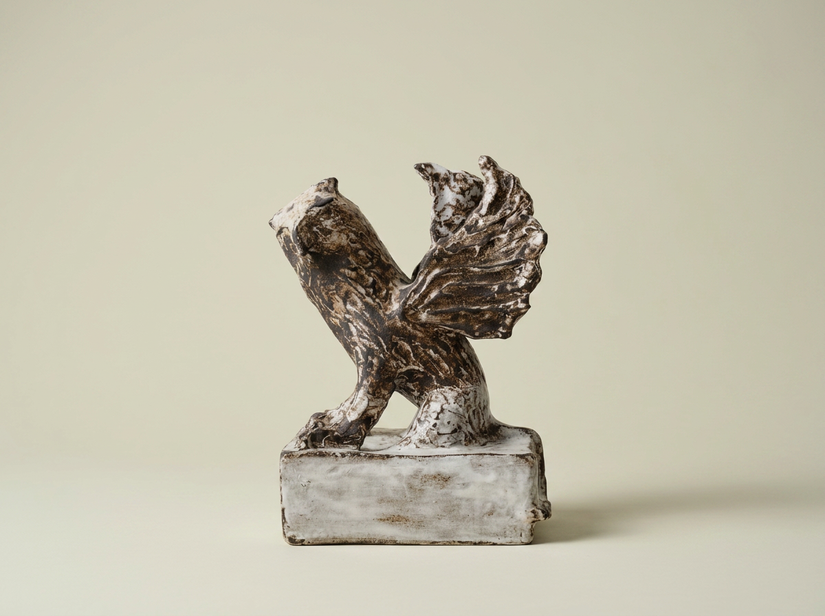 Rustic Griffin Sculpture