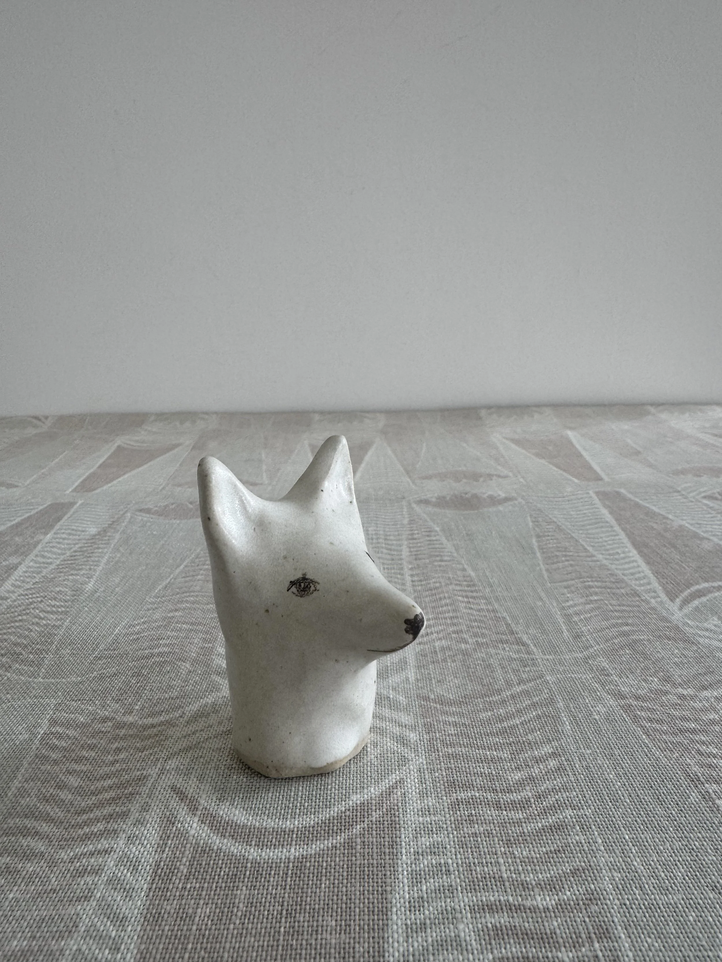 ceramic foxy type by Charlotte Salt